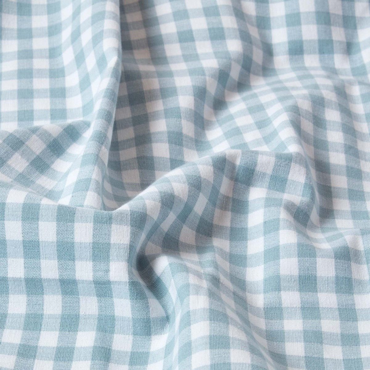Plaid Gingham-Tagesdecke, blau, 150 x 200 cm, Homescapes