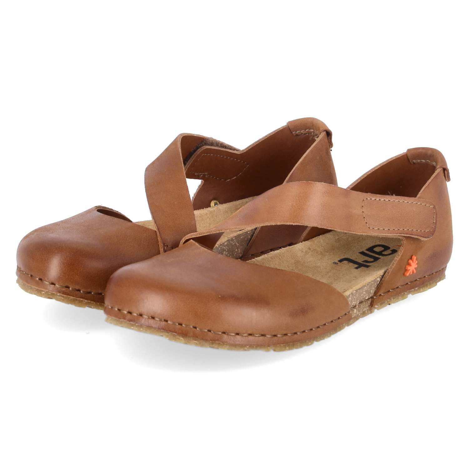 Art Art 0384 ROMA CUERO Damen Glattleder brown Keilsandalette