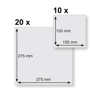 NIPS Packpapier TELLERPAPIER (Set mit 30 Bogen), mit Polsterwirkung, als Zwischenlage und Ecken- und Kantenschutz