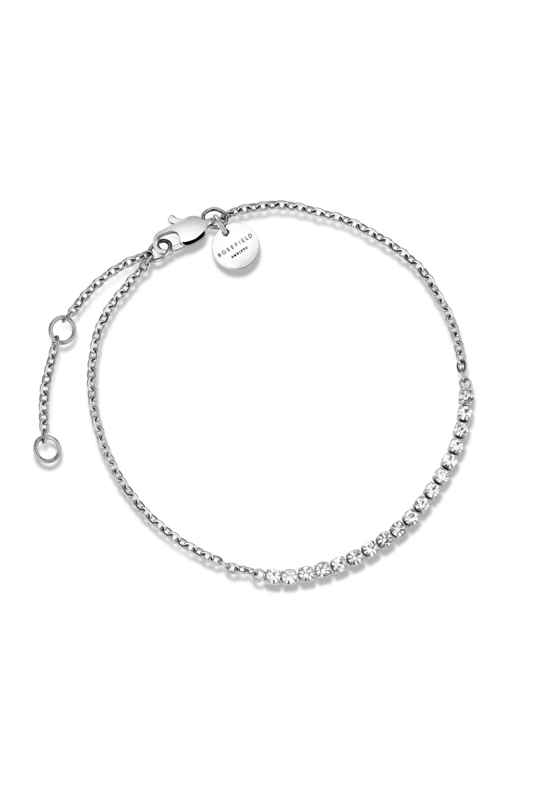 ROSEFIELD Armband ROSEFIELD Tennisarmband Rhodiniert Silberfarben