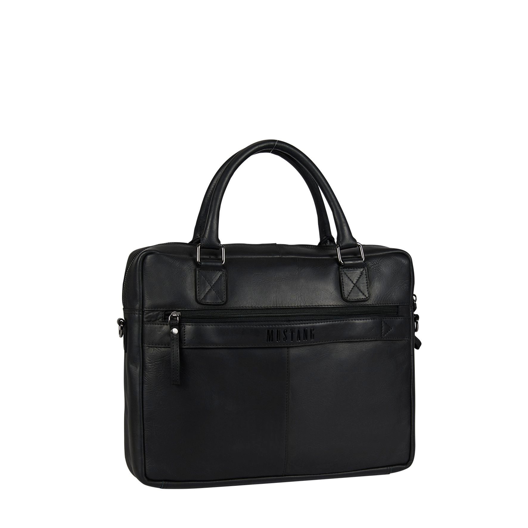 MUSTANG Dokumententasche Valencia, Men Businesstasche, Reisetasche mit auffälliger Logoprägung