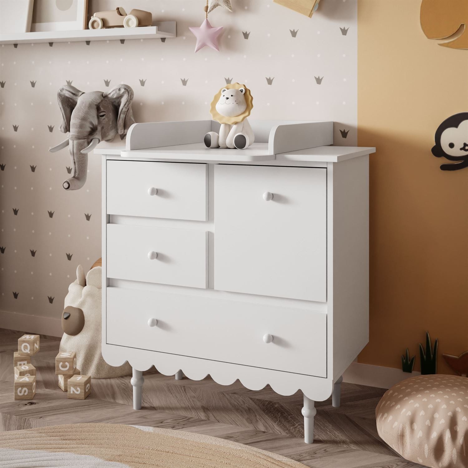 Lookway Kommode BABUSHKA Sideboard mit Schubladen