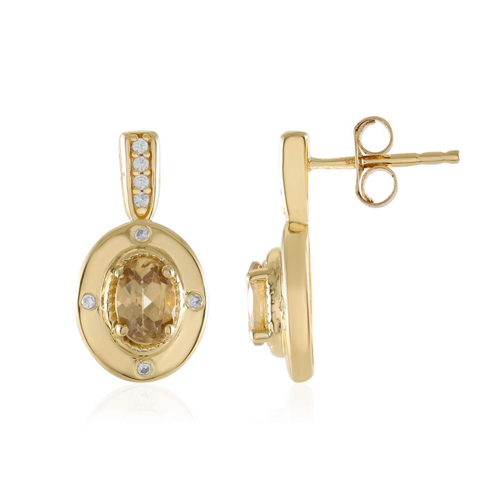 Cavill Ohrring-Set Cavill Damen Серьги Sterlingsilber vergoldet 1,43 ct Zirkon (2-tlg)