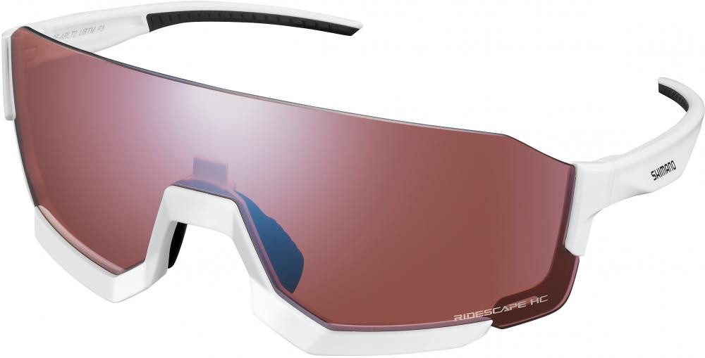 Shimano Sportbrille SHIMANO AEROLITE 2 RIDESCAPE HC WHITE Einheitsgröße WHITE - maximale S