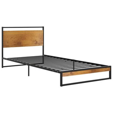 vidaXL Bett Bettgestell Metall 90x200 cm