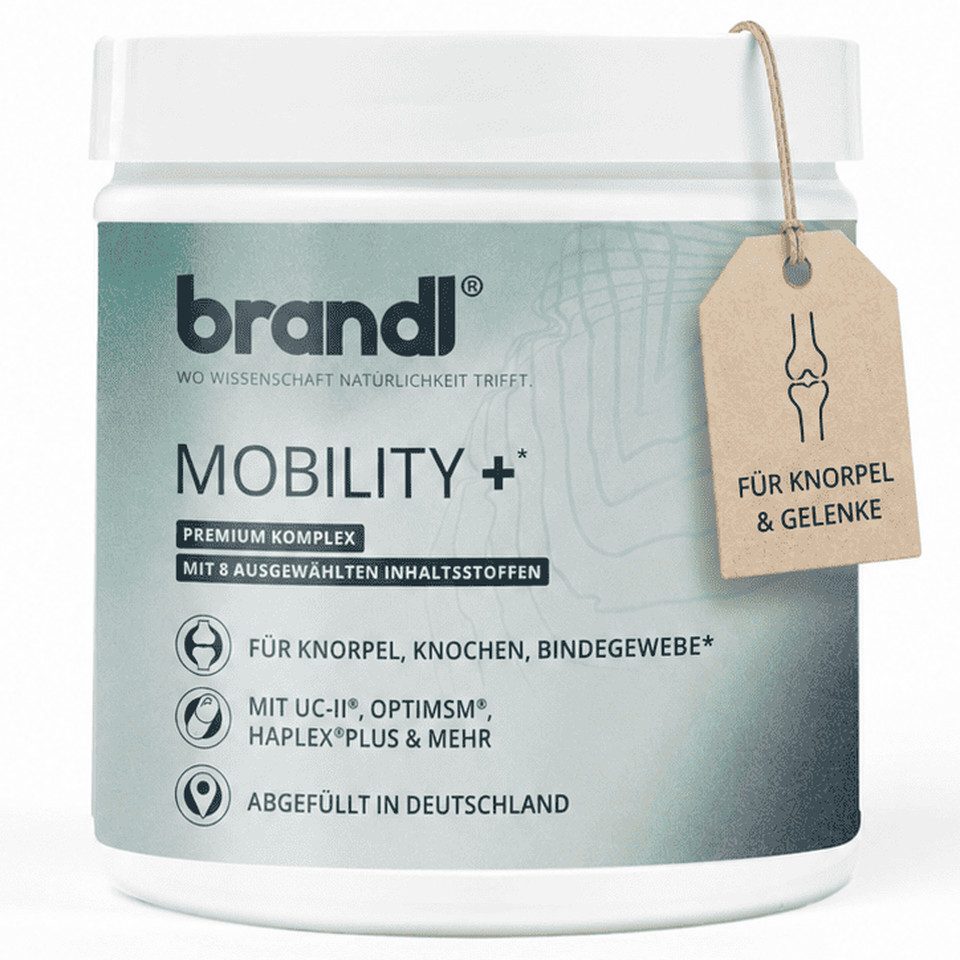 Brandl Nutrition Kollagen Typ 2 – Mobility + All in One Kolagen Kapseln für Gelenke Kapseln, Collagen Peptide – Mobility Gelenkkapseln all in one brandl®