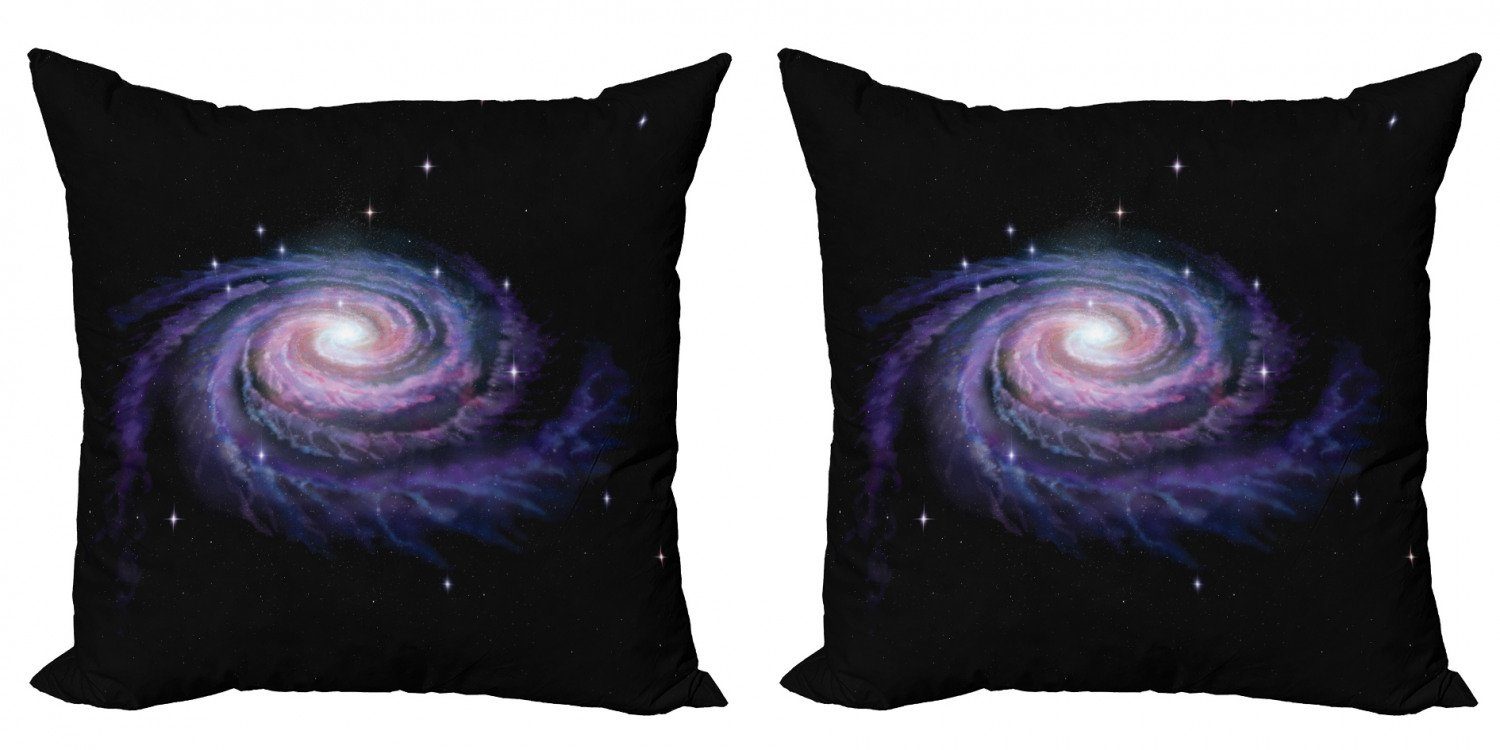 Kissenbezüge Modern Accent Doppelseitiger Digitaldruck, Abakuhaus (2 Stück), Galaxis Celestial Galaxy Staub