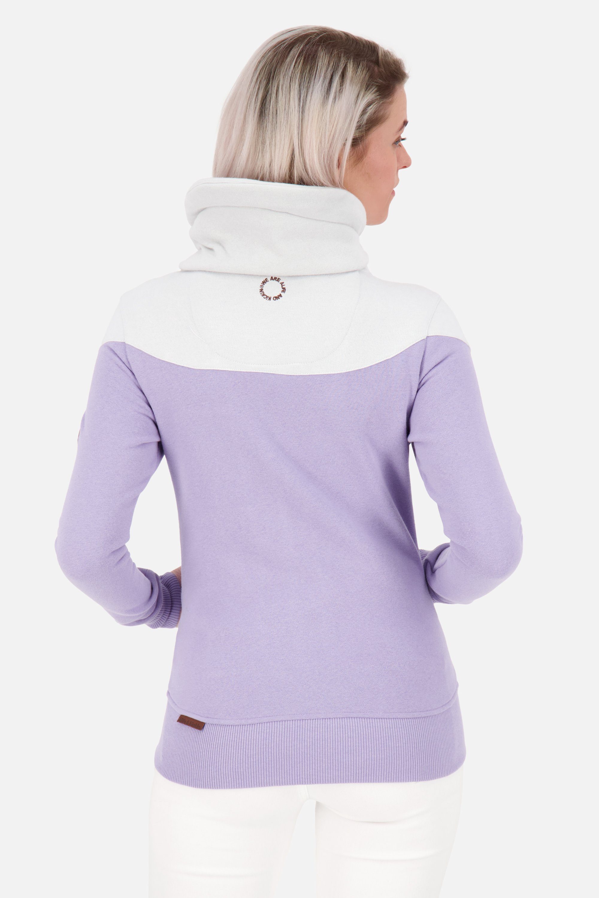 digital Sweatjacke, Jacke Sweatjacke Sweatjacket & Kickin A Damen lavender Alife ValenaAK melange