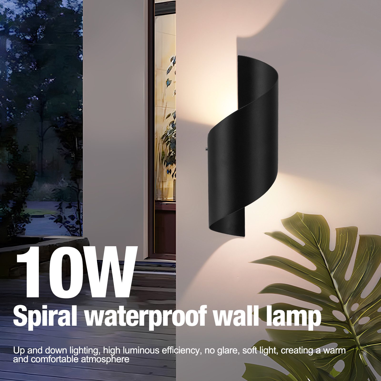 BlingBin LED Wandleuchte 10W Innen Aussen günstig online kaufen