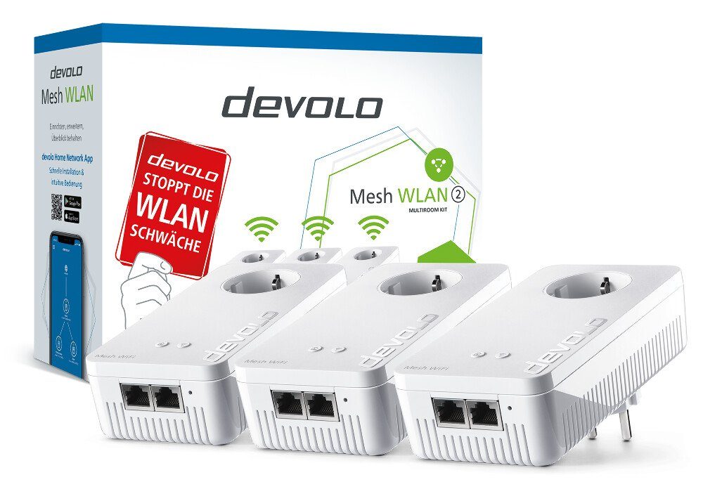 DEVOLO Mesh Kit Multiroom 2 Netzwerk-Switch WLAN