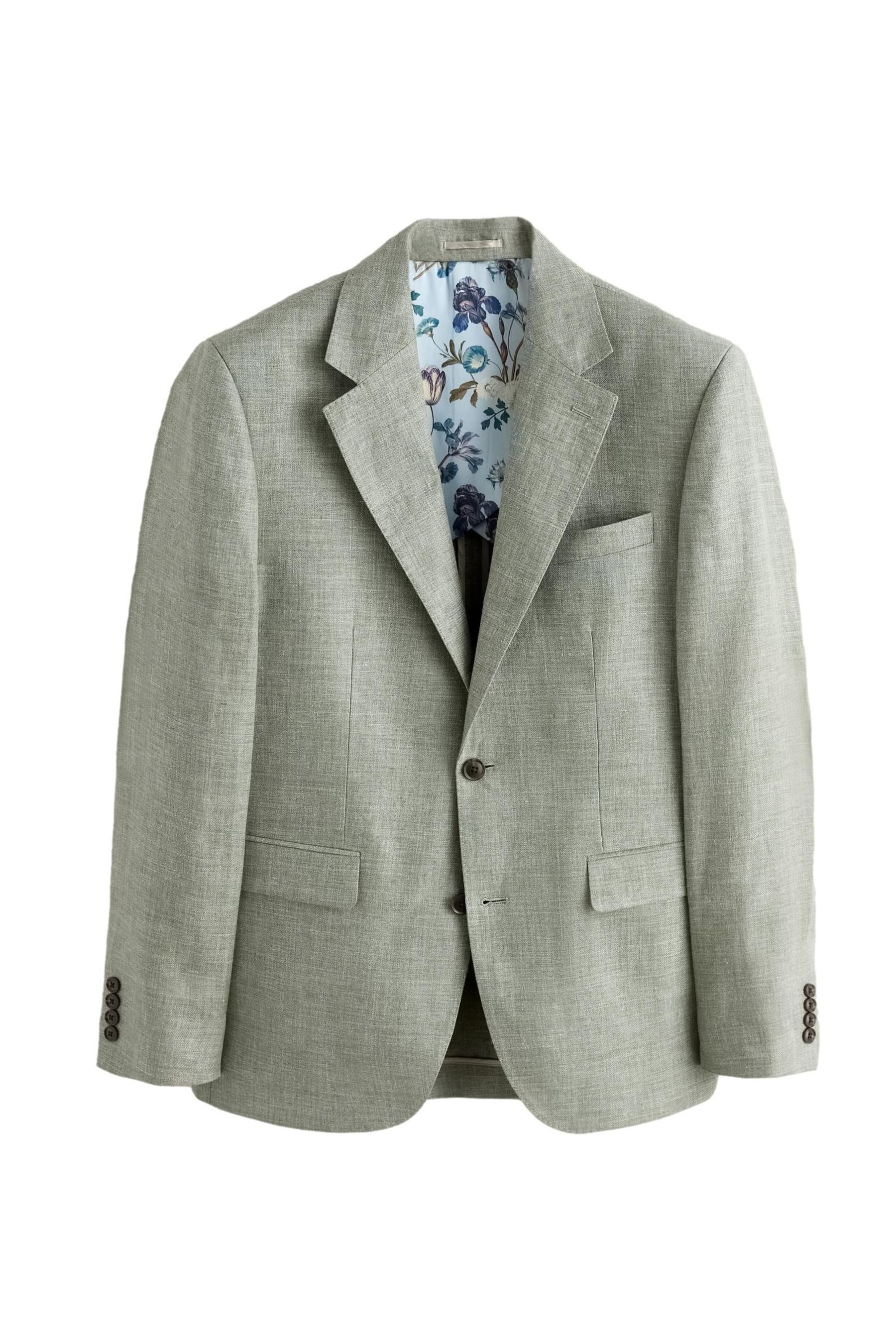 Next Jackenblazer N. Premium Slim Fit Blazer mit Kew-Gardens-Futter (1-tlg)
