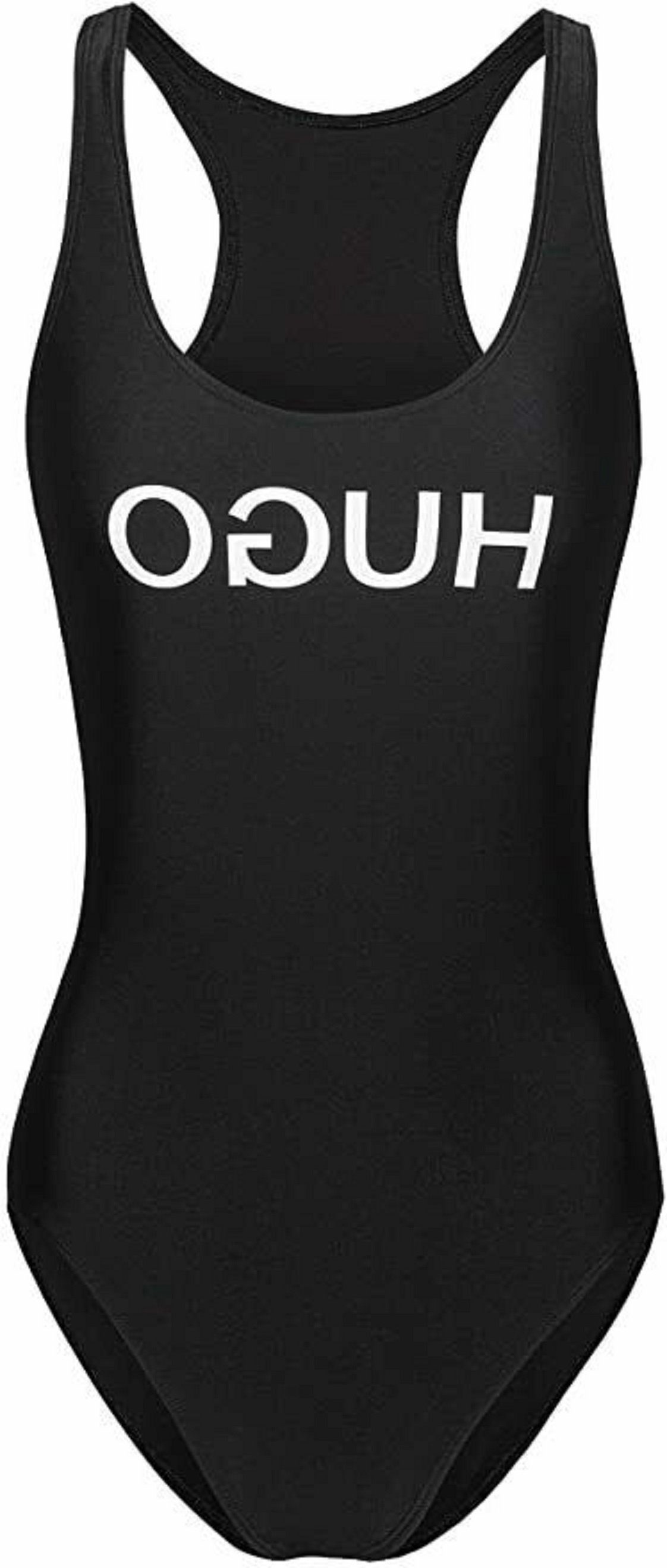 BOSS Badeanzug Hugo Boss Damen Badeanzug, Hugo Boss Nikini Badeanzug mit Logo-Print LOGO