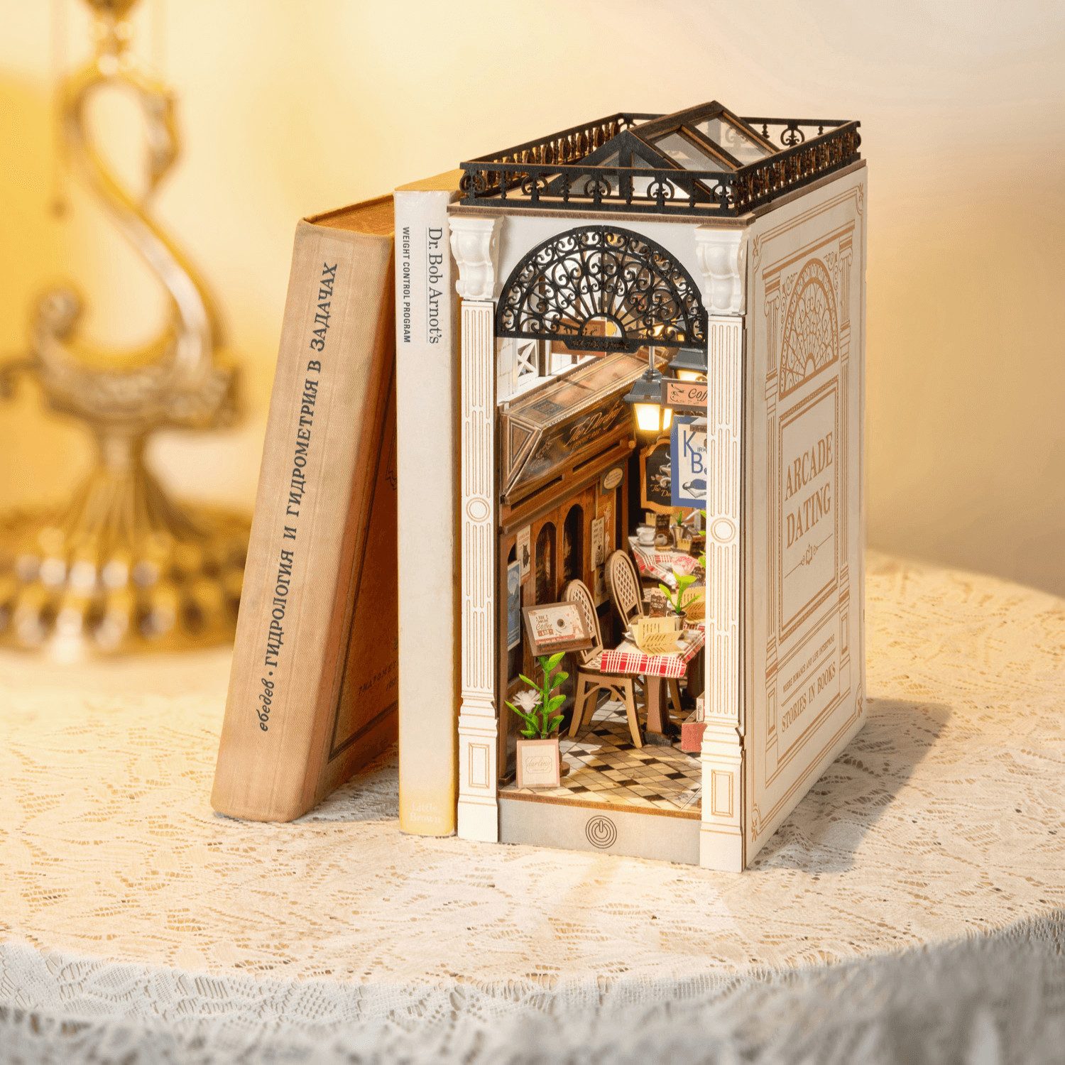 Robotime Buchstütze Robotime Arcade Dating Book Nook Diorama günstig online kaufen