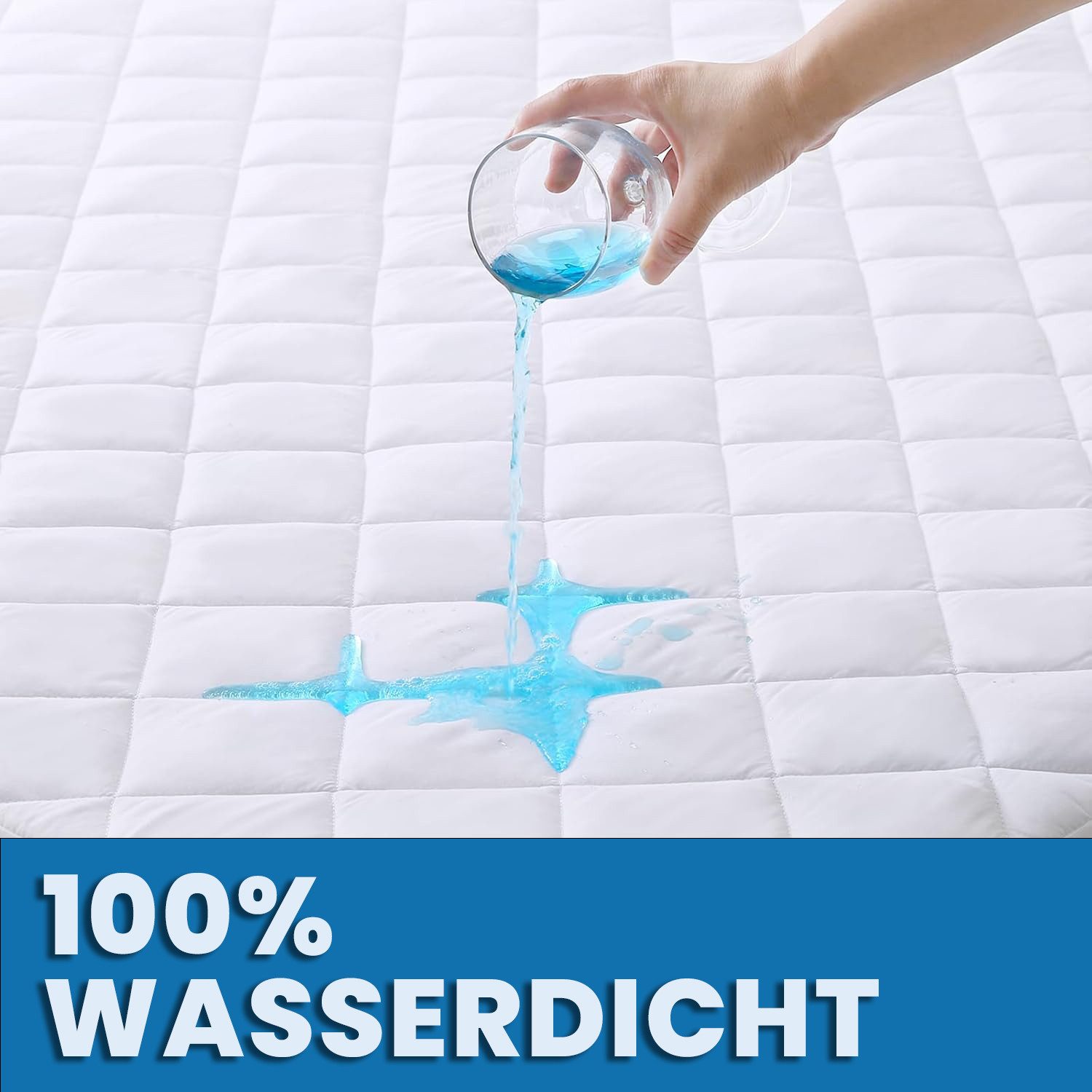 Matratzenauflage Matratzenschoner Gesteppte livessa, Matratzenschutzbezug S günstig online kaufen