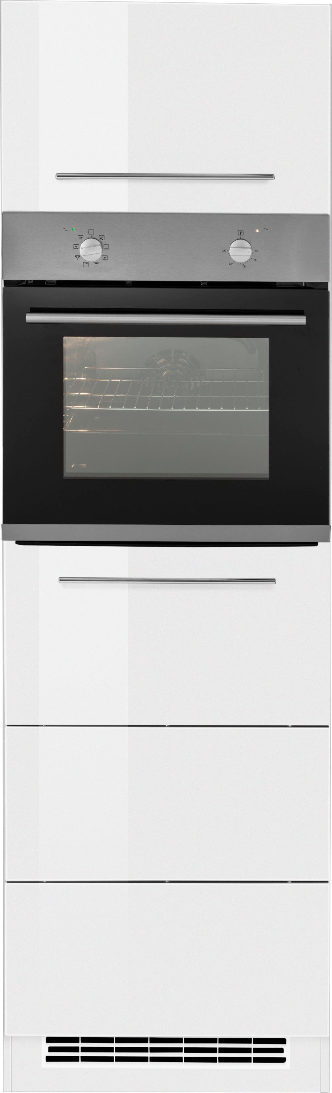 KOCHSTATION Backofenumbauschrank KS-Wien 60 cm breit, 200 cm hoch, für autarken Backofen