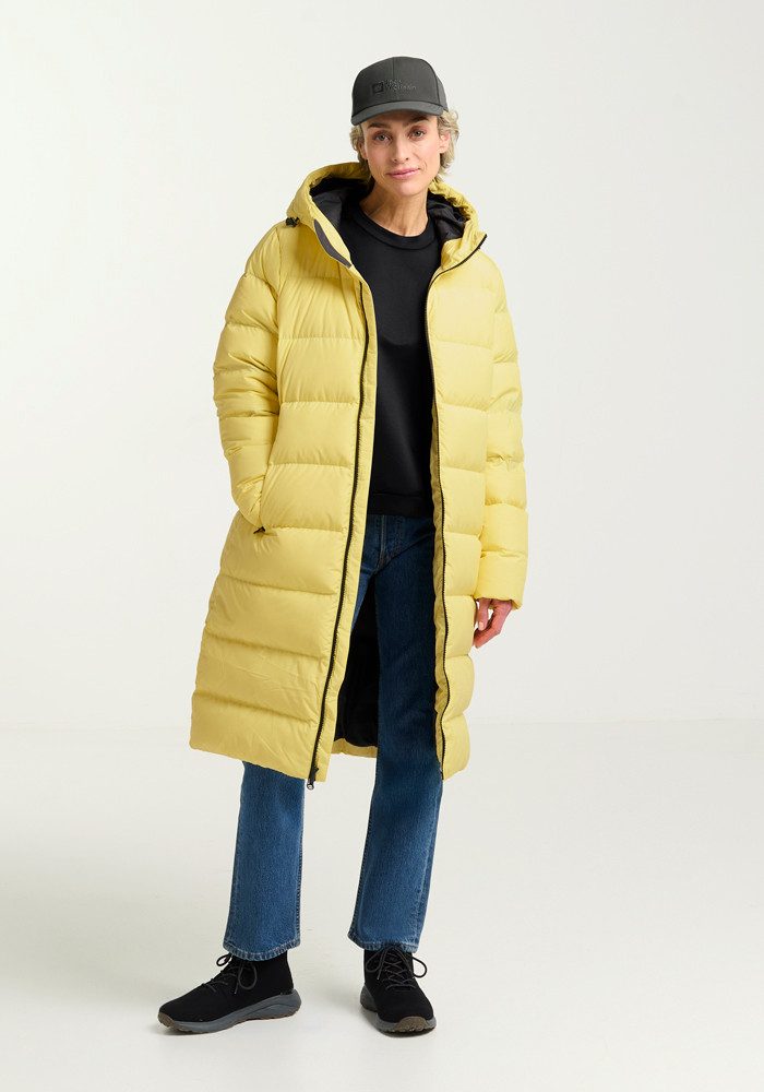 Jack Wolfskin Daunenmantel FROZEN PALACE COAT W RDS Daunenmantel, warm, winddicht und wasserabweisend