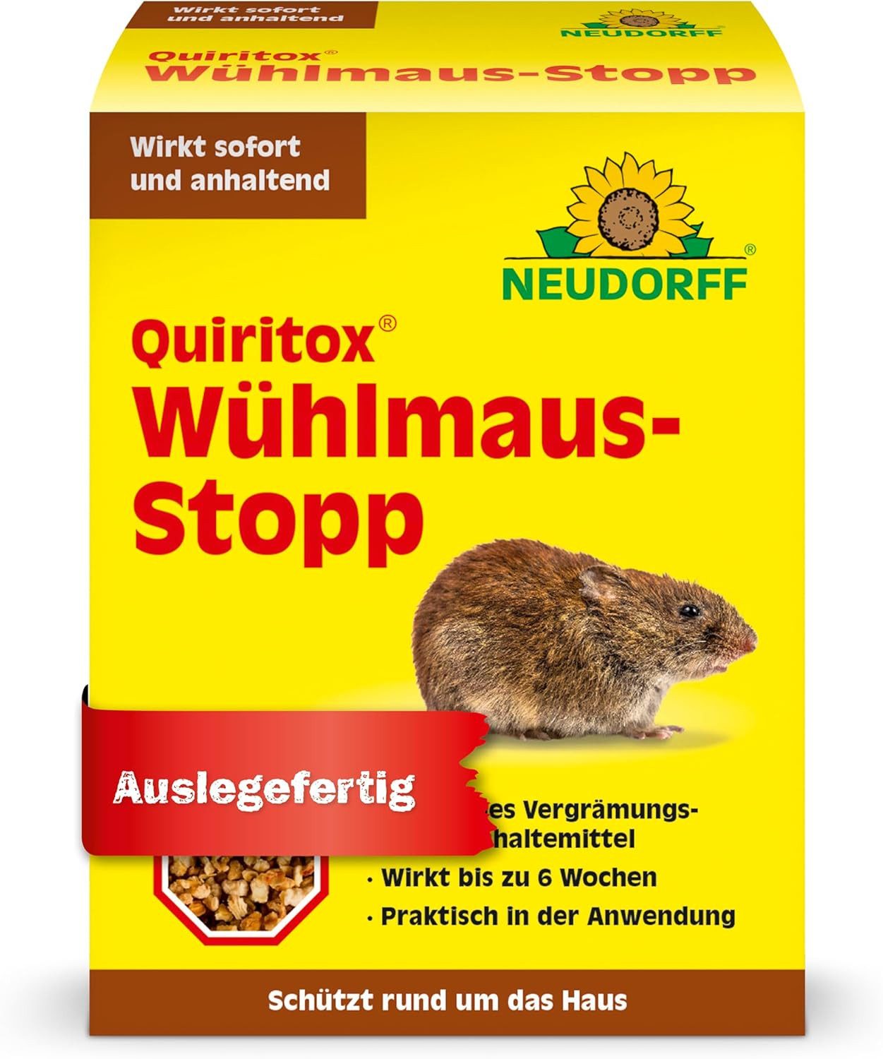 Neudorff Vergrämungsmittel Quiritox Wühlmaus-Stopp 200 g