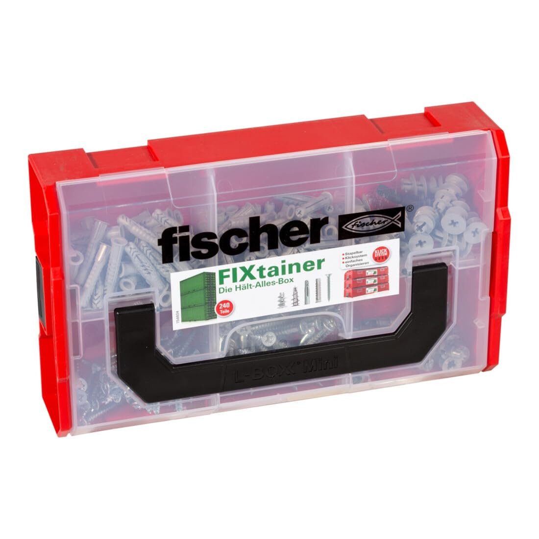 fischer Schrauben- und Dübel-Set fischer FIXtainer - Hält-Alles-Box