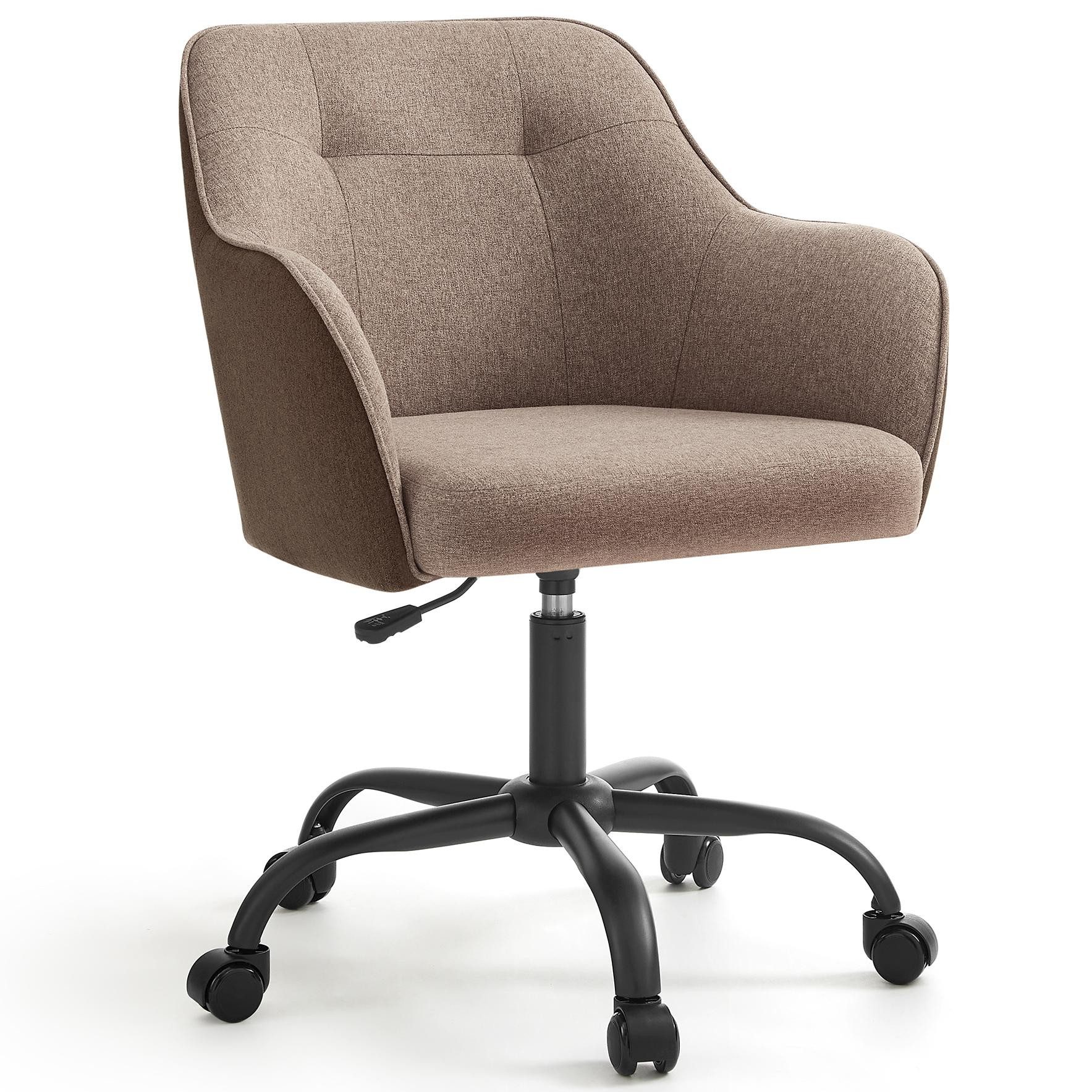 SONGMICS Bürostuhl (1 St), höhenverstellbar, atmungsaktiv, Baumwoll-Leinen- günstig online kaufen