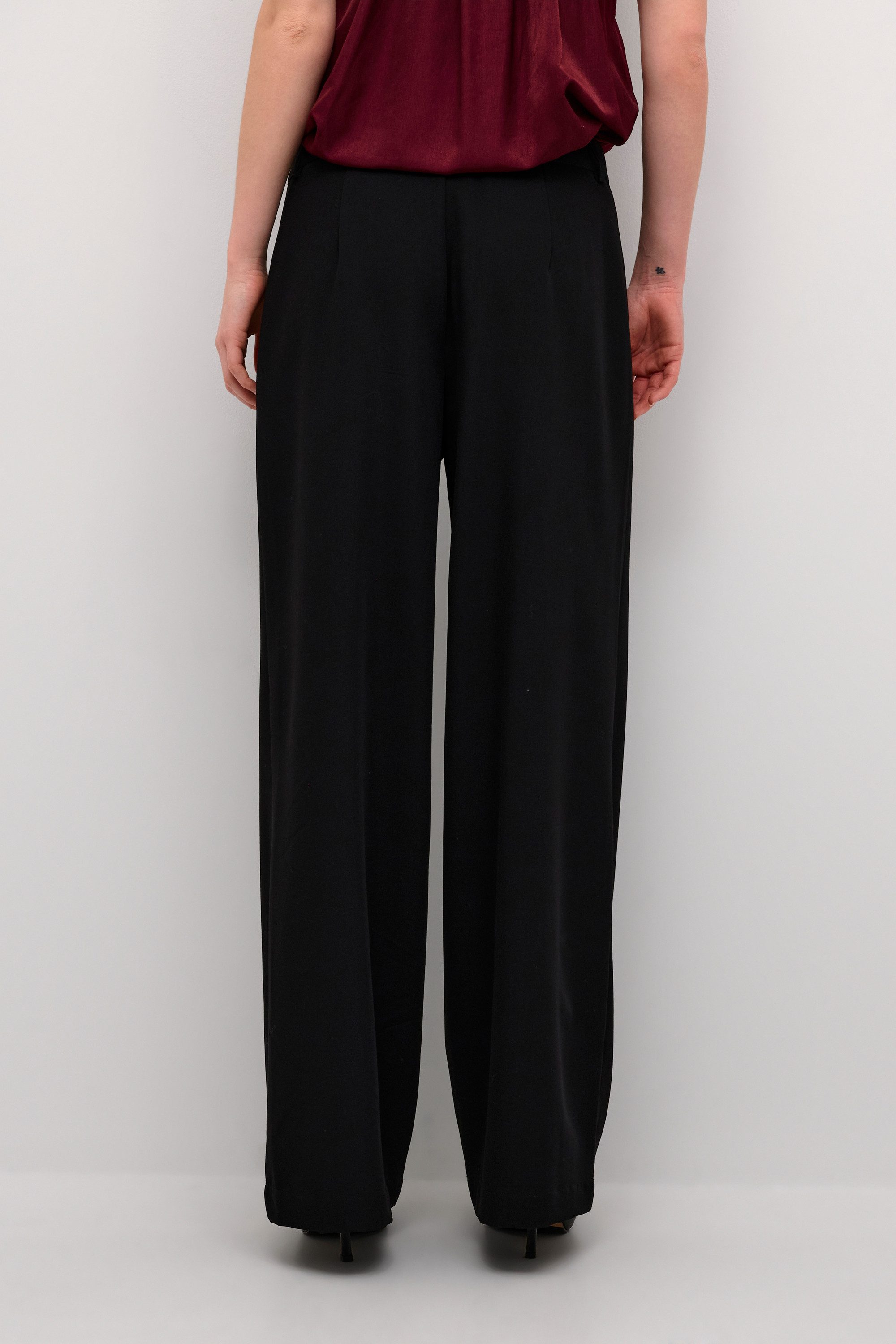 Cream Stoffhose Casual Hose CRBit