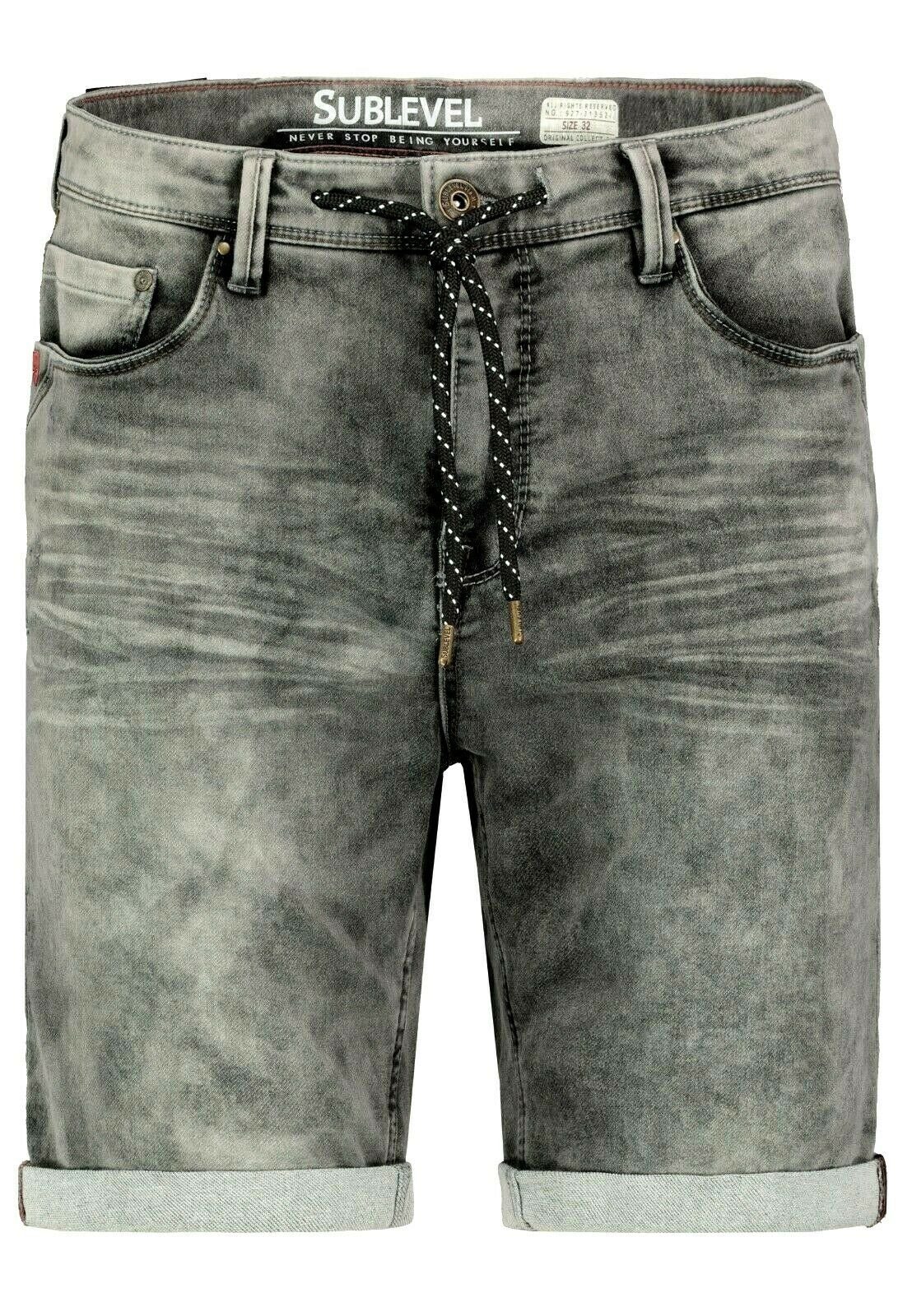 Urban Surface Bermudas Herren Jogging Shorts Freizeit Bermuda kurze Hose Jeans Sweat Denim