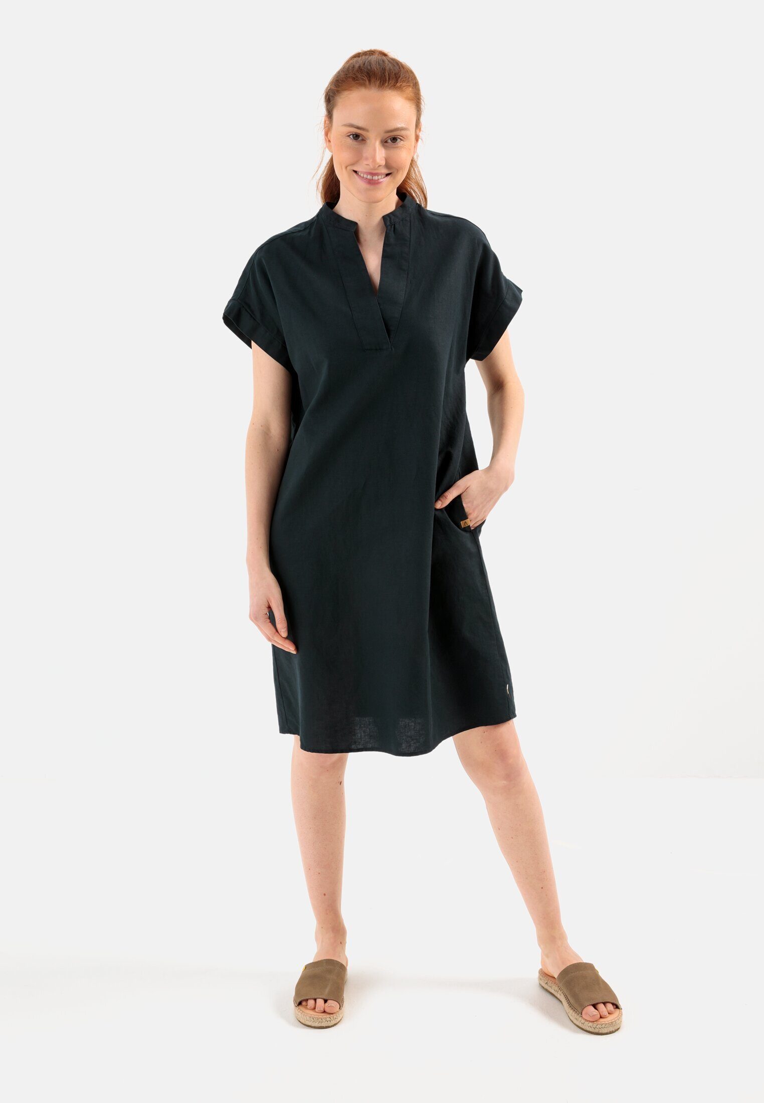 Sommerkleid aus einem Leinenmix