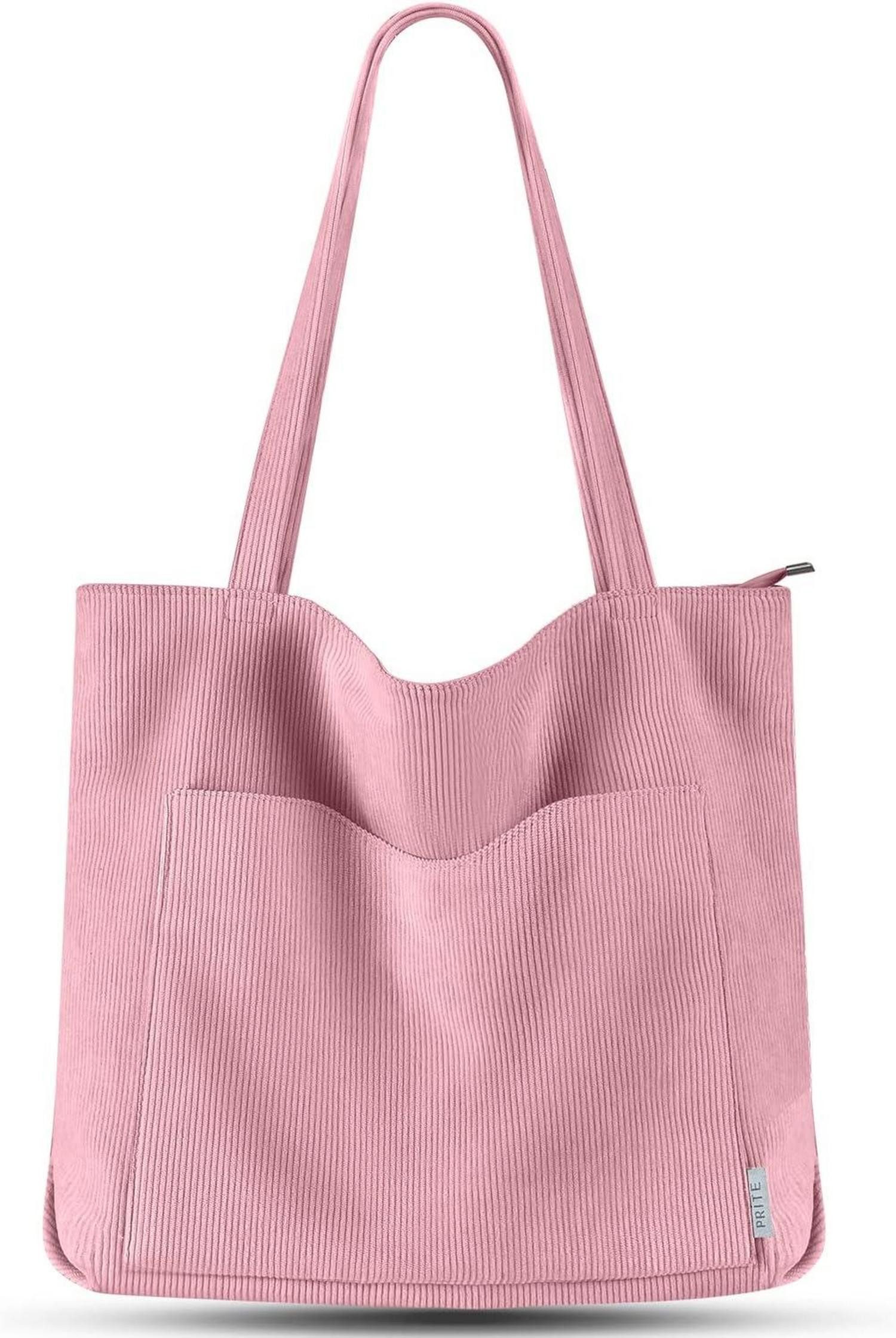 Handtasche Damen Handtasche Tote Bag Shopper Umhängetasche Cord Beuteltasche
