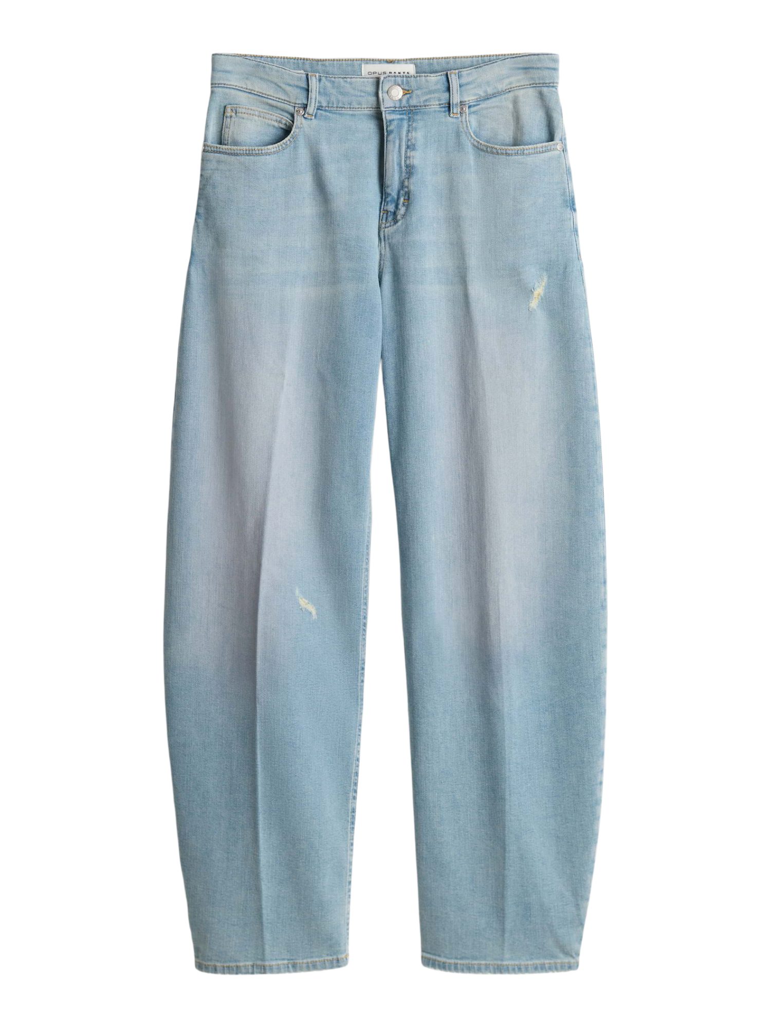 OPUS PANTS 5-Pocket-Jeans blau,Casual,Baumwolle,Unifarben,Barrel Fit,Hoch