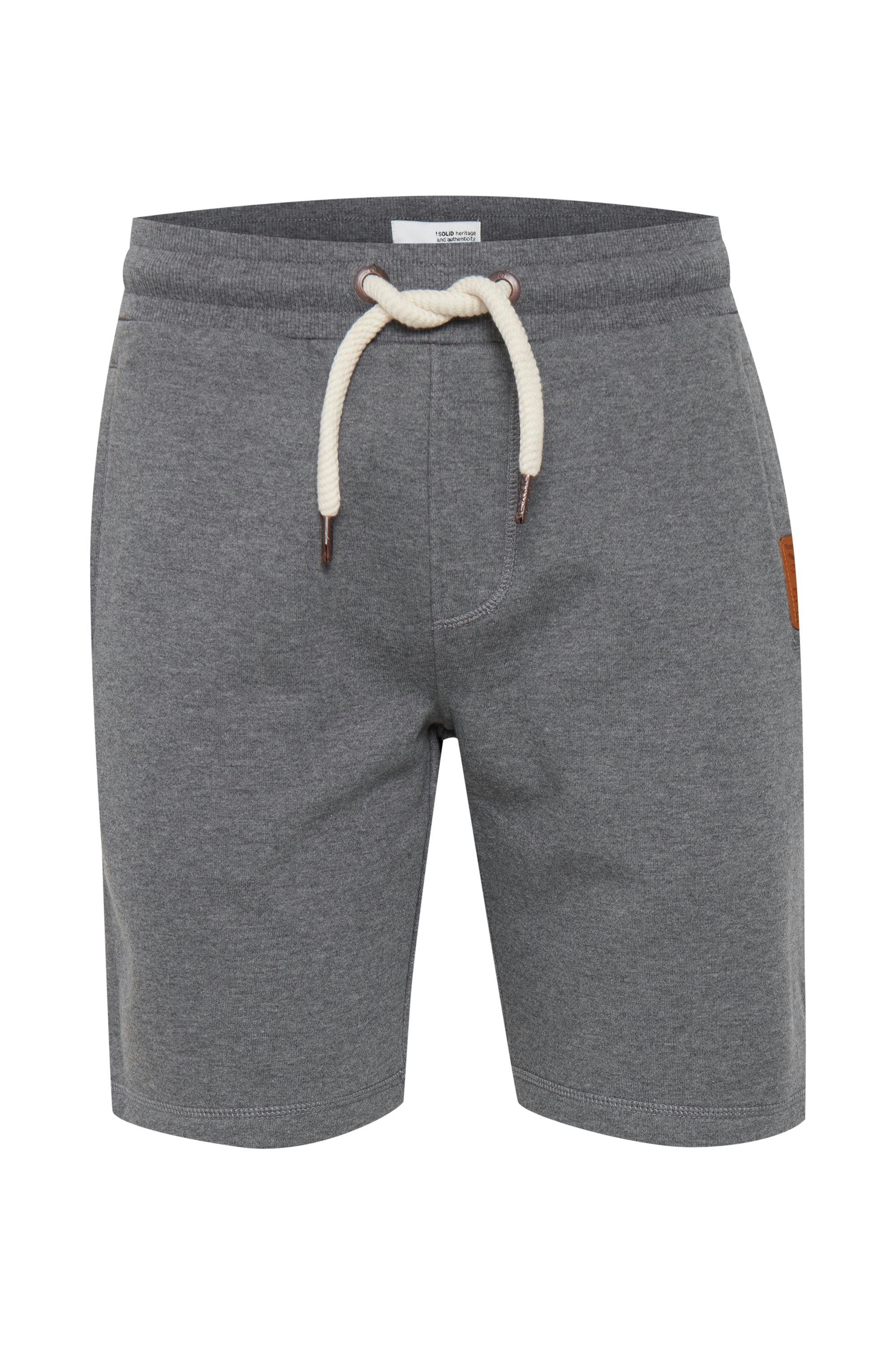 Solid Sweatshorts SDTrippo Sweat Shorts Kordeln Melange mit Grey (1840051)