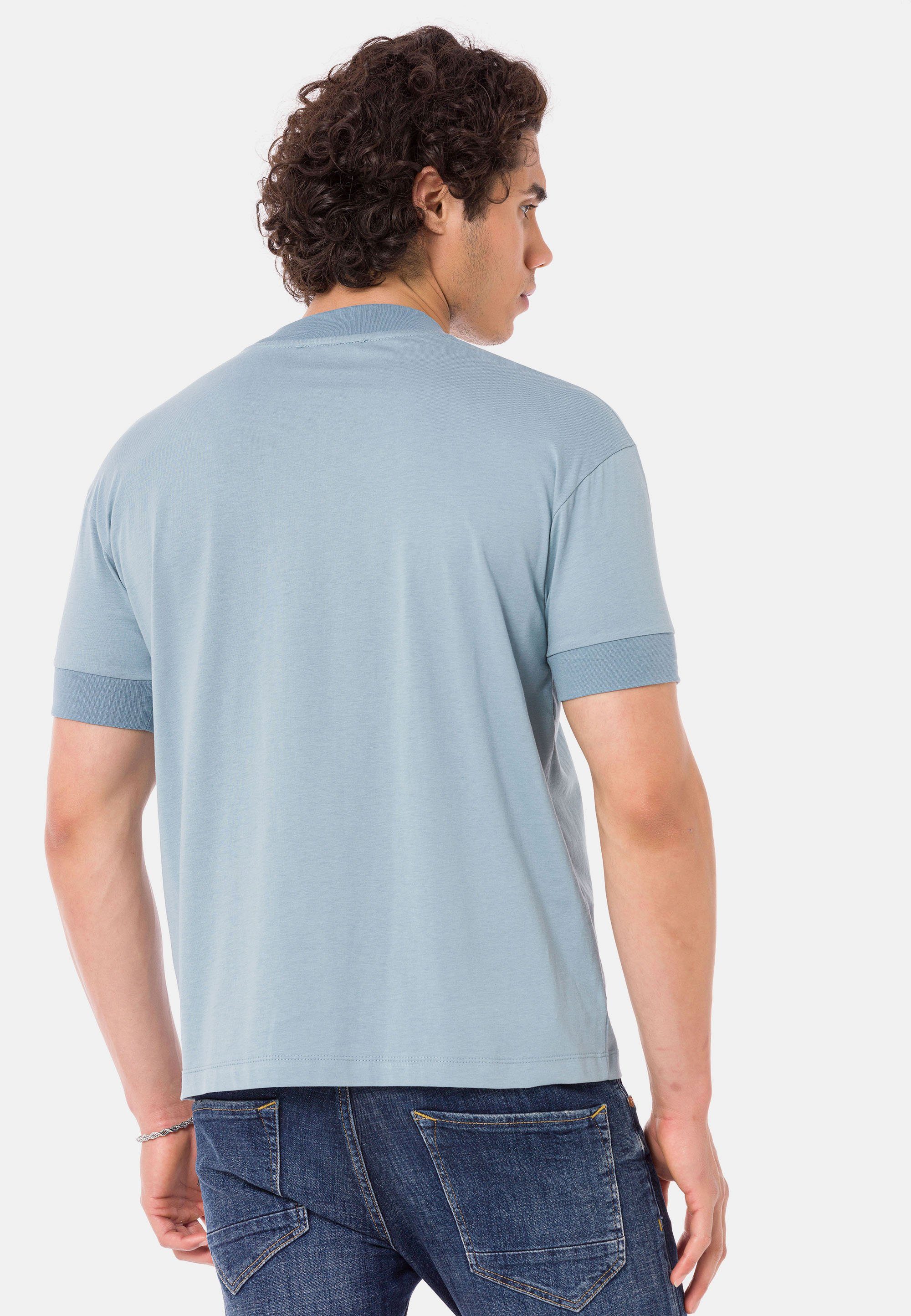 RedBridge T-Shirt Widnes Logo-Bestickung blau mit