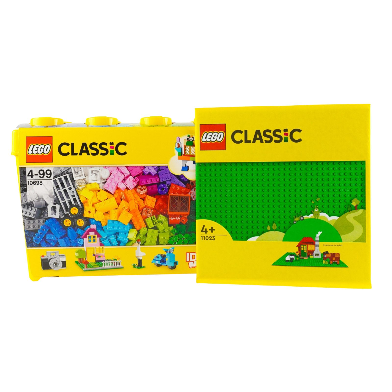 LEGO® Classic Bausteine Box gross + 1 grüne Platte - 10698 Teile 791x Spielbausteine