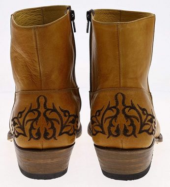Sendra Boots JAVIE 7216 Braun Stiefelette Rahmengenähte Westernstiefelette