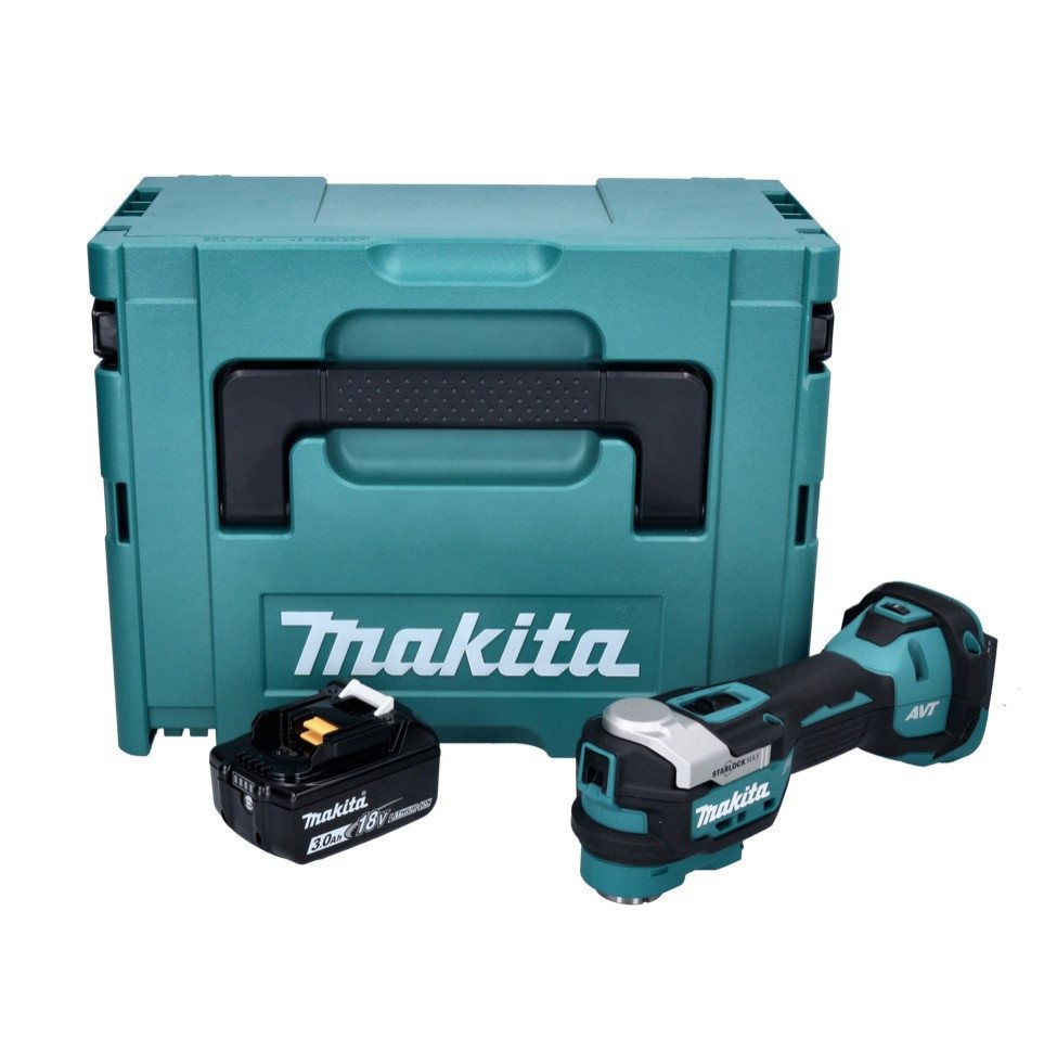 Thumbnail - Makita Akku-Multifunktionswerkzeug DTM 52 F1J Akku Multifunktionswerkzeug 18 V Starlock Max Brushless +