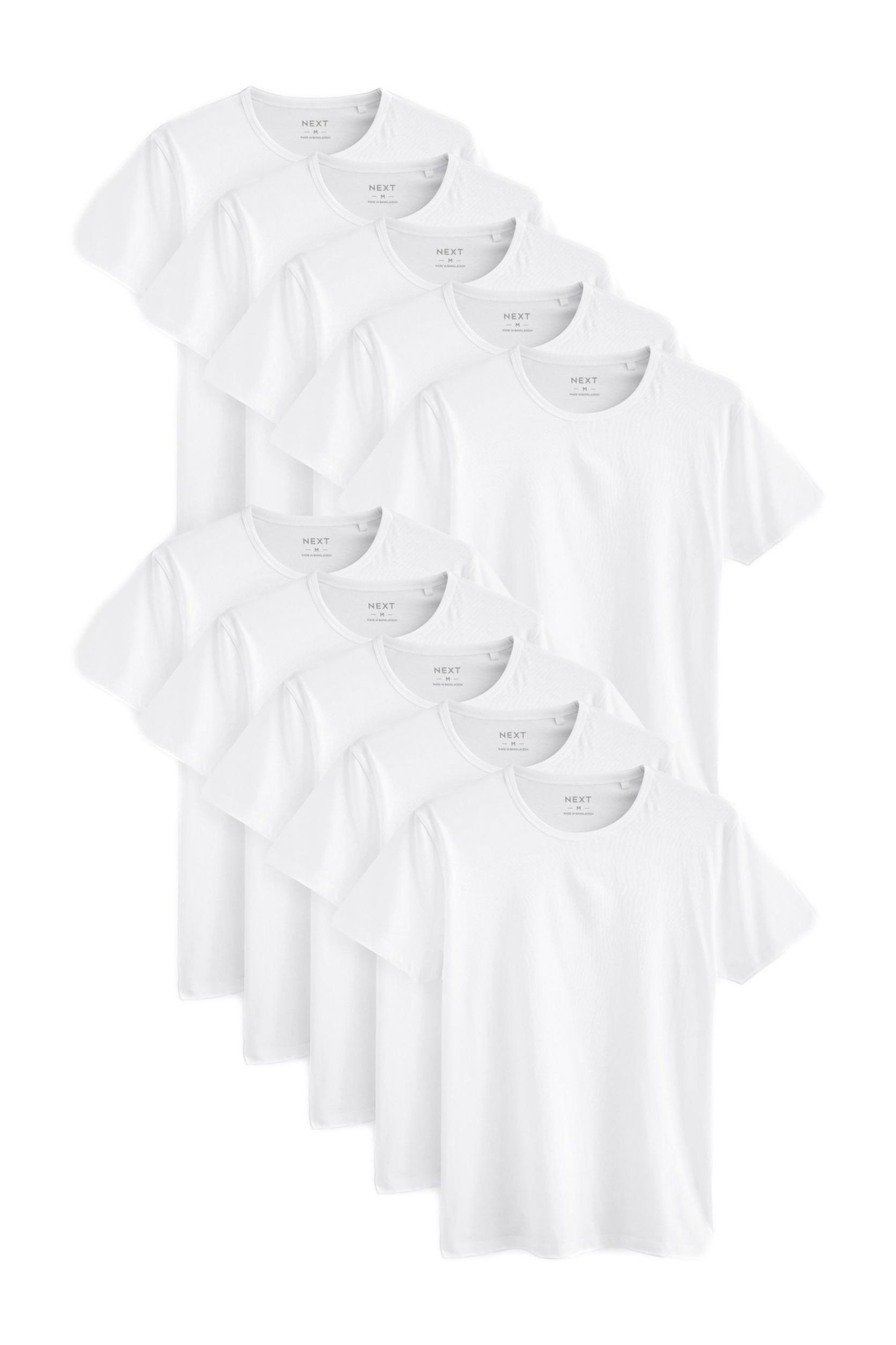 Next T-Shirt T-Shirt/Unterwäsche aus 100 % Baumwolle (10-tlg)