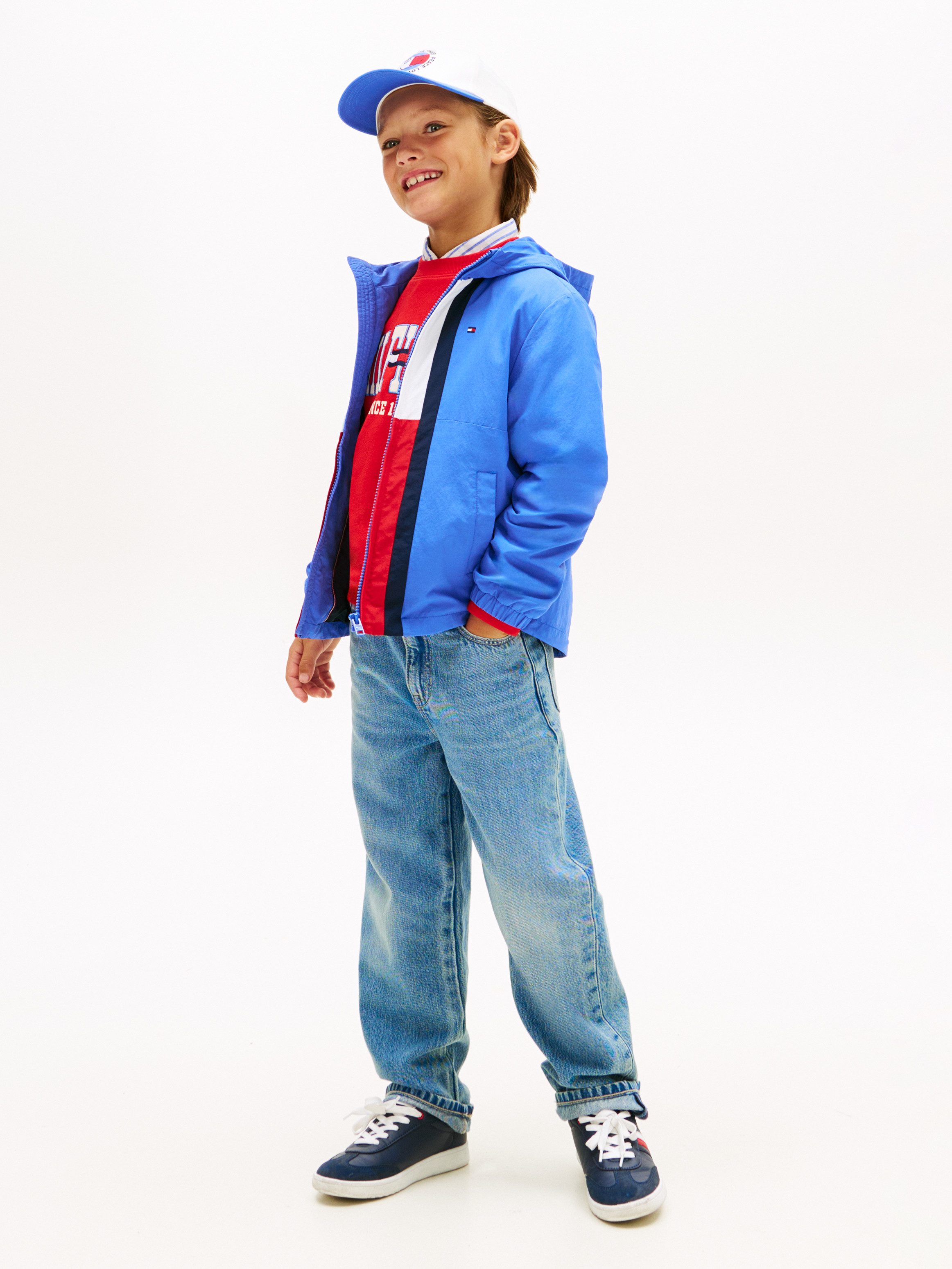 Tommy Hilfiger Outdoorjacke COLOURBLOCK FLAG JACKET Kinder bis 16 Jahre