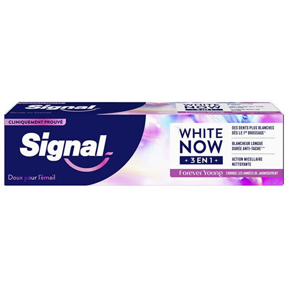 Signal Zahnpasta White now 3in1 Forever Young