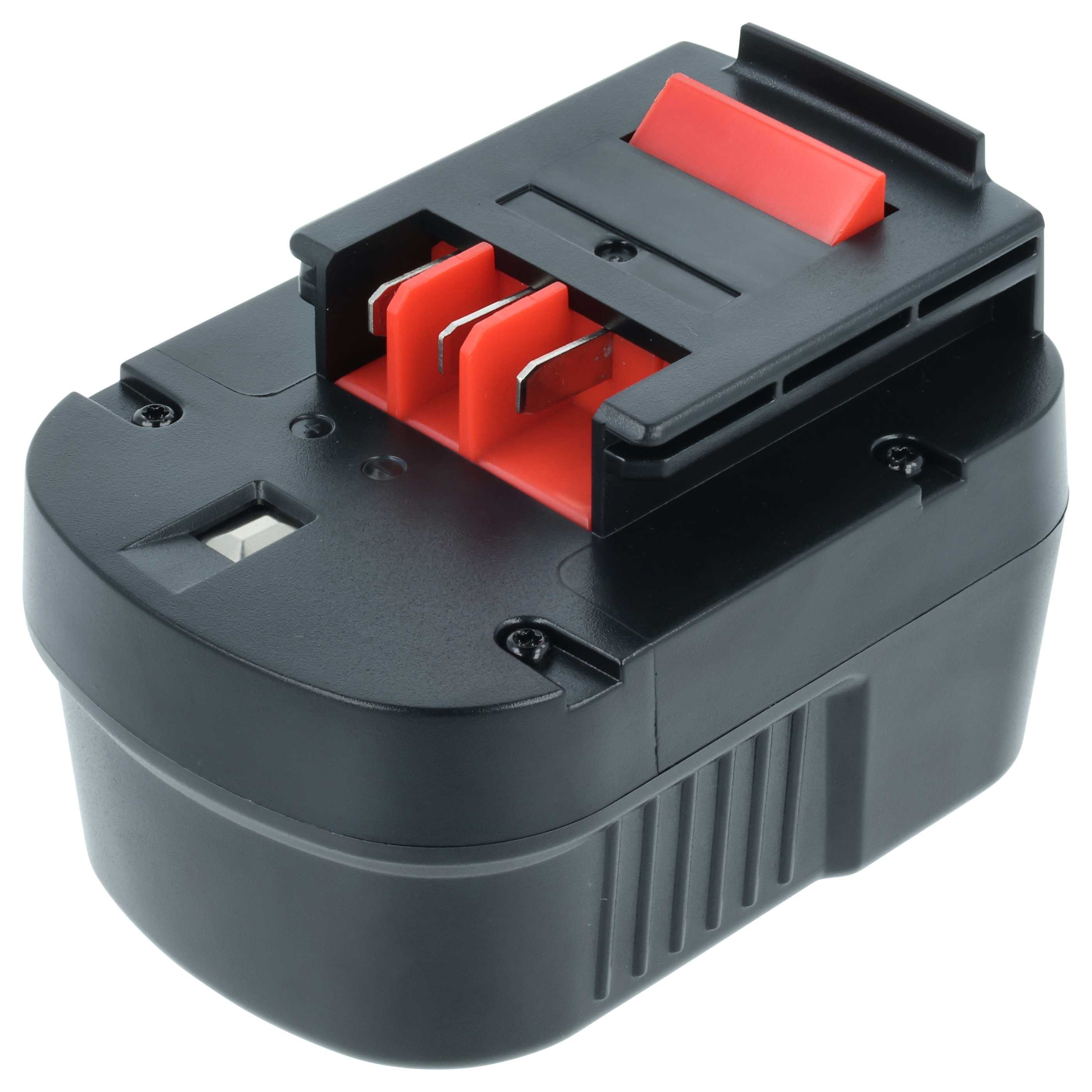 vhbw Akku passend für Black & Decker EPC12 H1, EPC128, EPC12CA, EPC128BK, Akku Akku NiMH 2000 mAh (12 V, 1 St), Leistungsfähiger Austausch-Akku für Werkzeug Powertools wie
