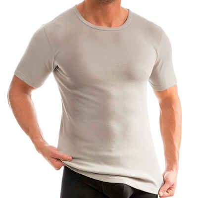 HERMKO Unterziehshirt 3840 Herren Business Shirt aus 100% Bio-Baumwolle, kurzarm Unterhemd