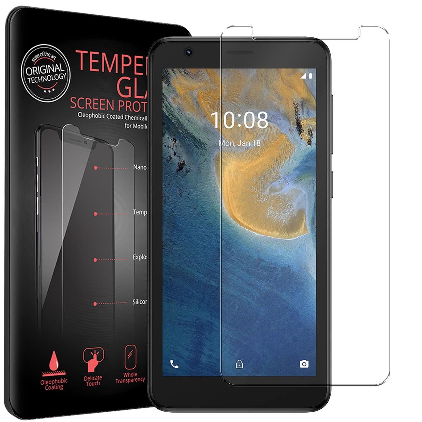 CoolGadget Schutzfolie Panzerfolie für ZTE Blade A31 Lite, (9H Härtegrad, 2x Schutzglas, 1xReinigungset), Displayfolie Schutzfolie 2 Stück für ZTE Blade A31 Lite Glas Folie