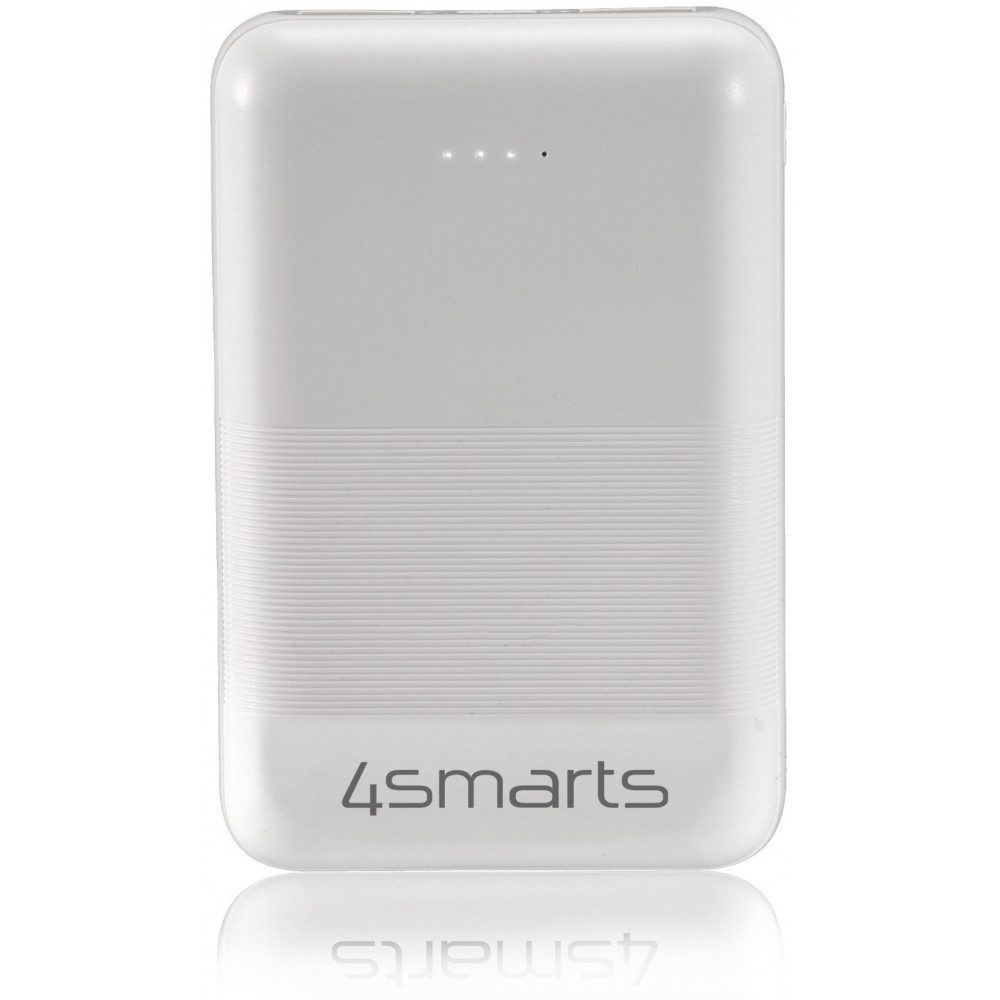 4smarts 4smarts VoltHub Go2 Powerbank 10.000mAh in Weiß. Powerbank 4smarts VoltHub Go2 Powerbank, Kompakte Bauform für unterwegs