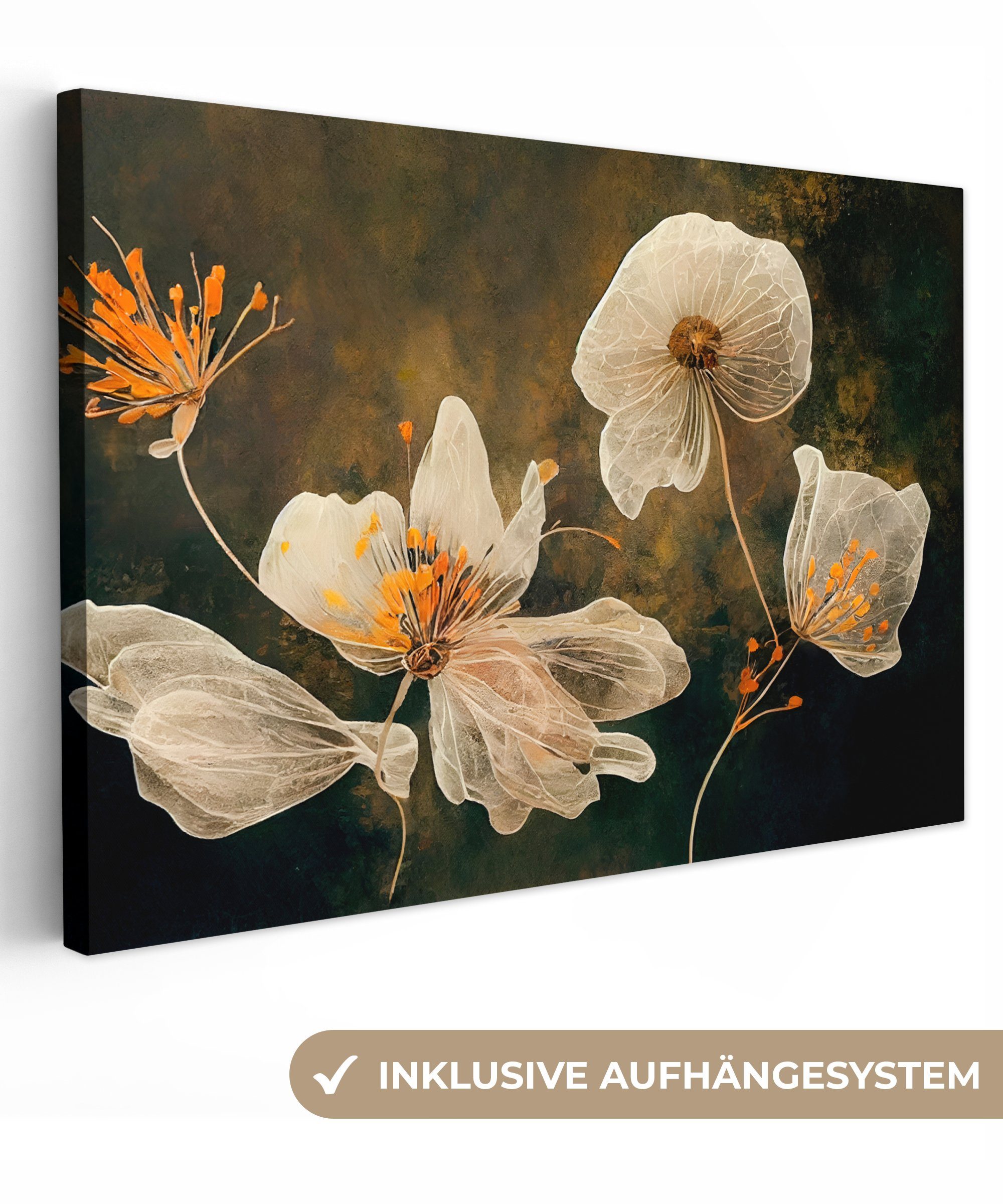 OneMillionCanvasses® Leinwandbild Blumen - Pflanzen - günstig online kaufen