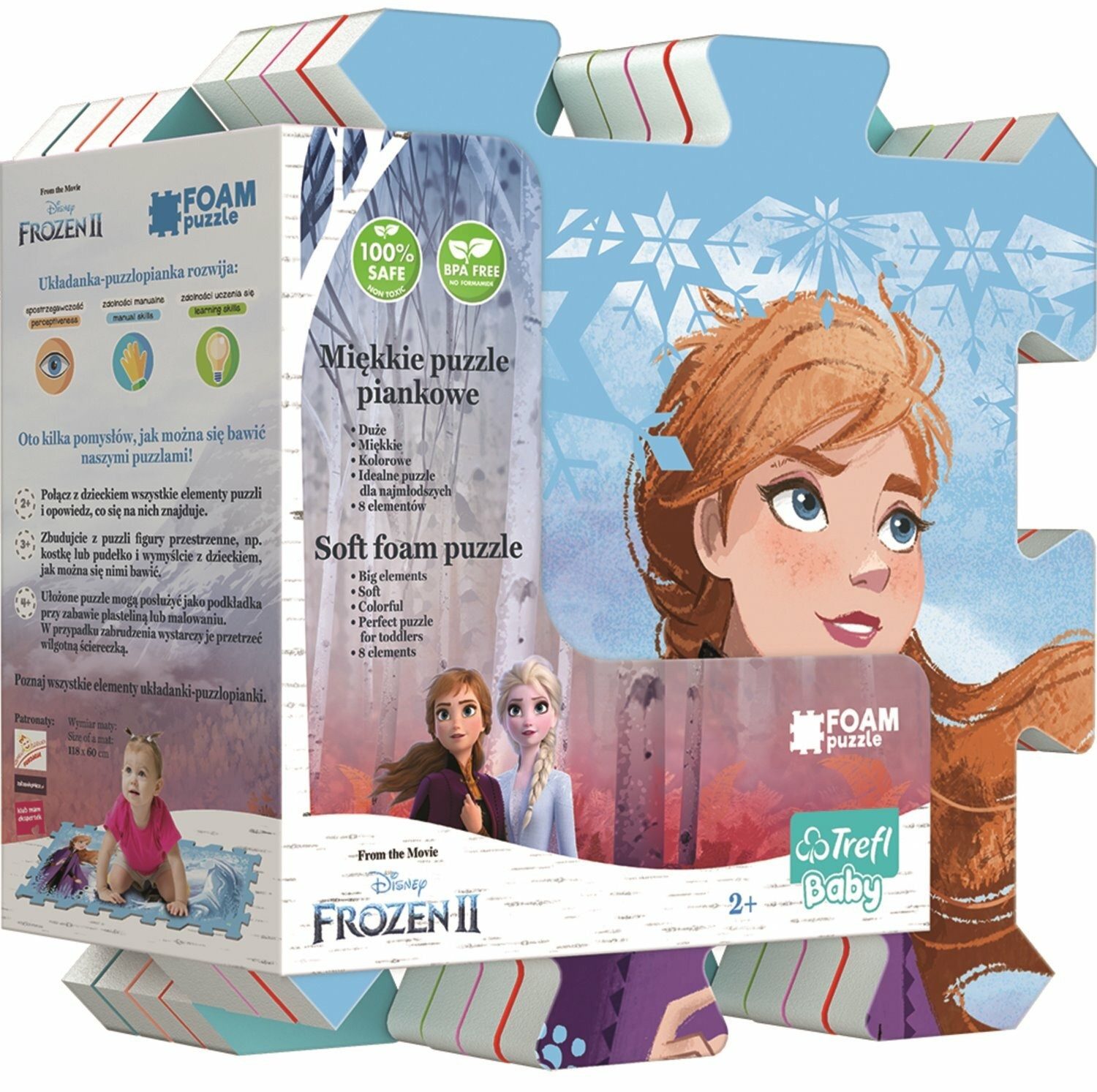 Trefl Puzzlematte Disney Frozen 2 - Schaumstoffpuzzle 61137