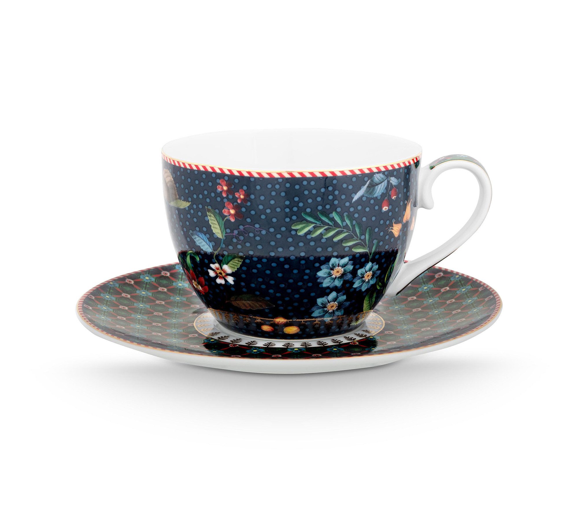 Thumbnail - PiP Studio Geschirr Pip Studio 2er Set Tasse & Untertasse Berry Blues, blau