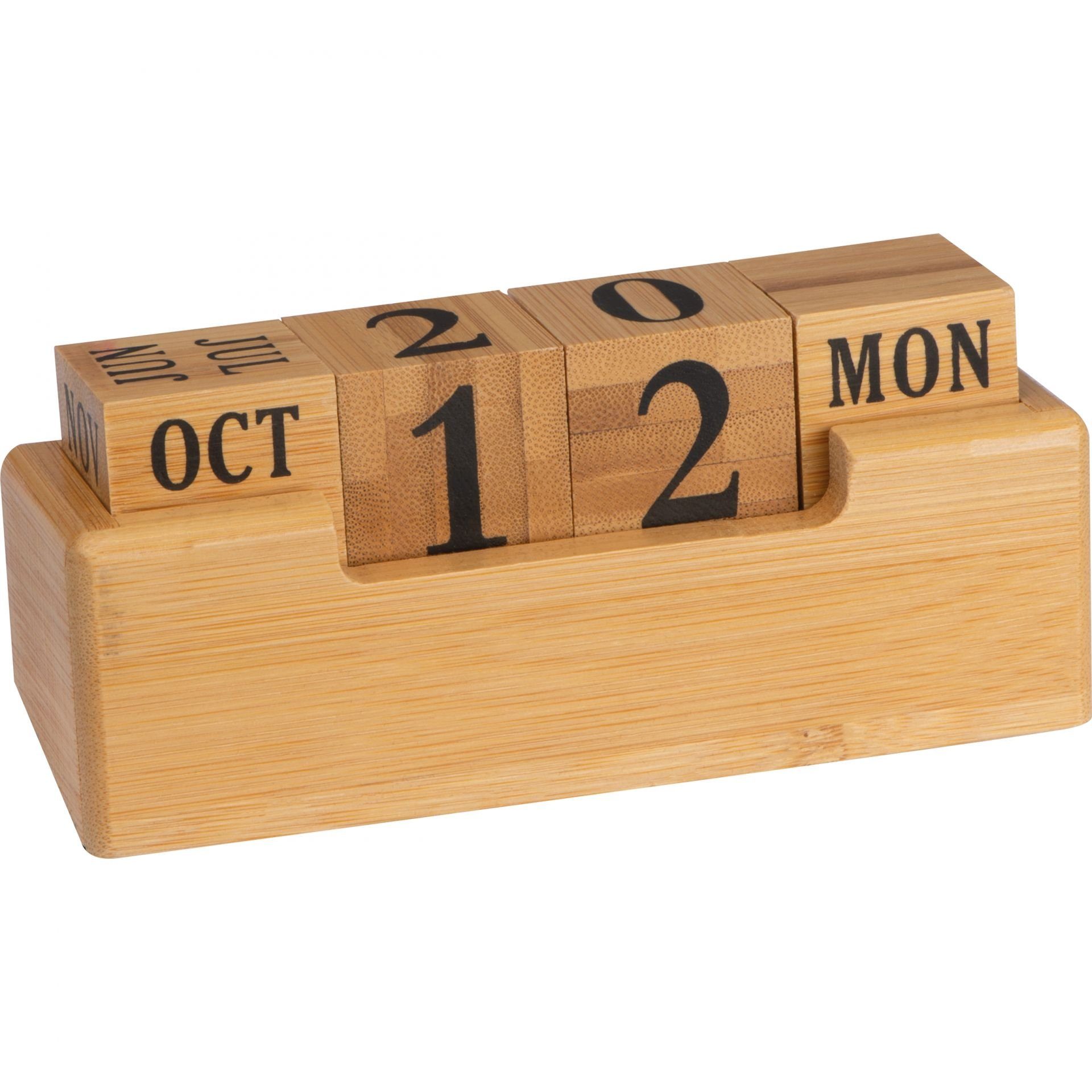 Macma Schreibtischkalender Schreibtischkalender aus Bambus