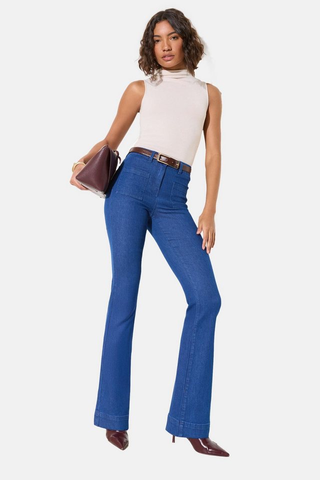 Friends Like These Taillenjeans Friends Like These Schlagjeans mit hohem Bund (1-tlg)
