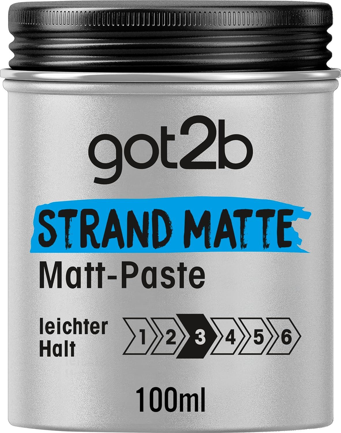 got2b Haarwachs Matt-Paste 100 ml Strand Matte, 1-tlg., Styling Paste, für matte Surfer Looks - Ohne verkleben