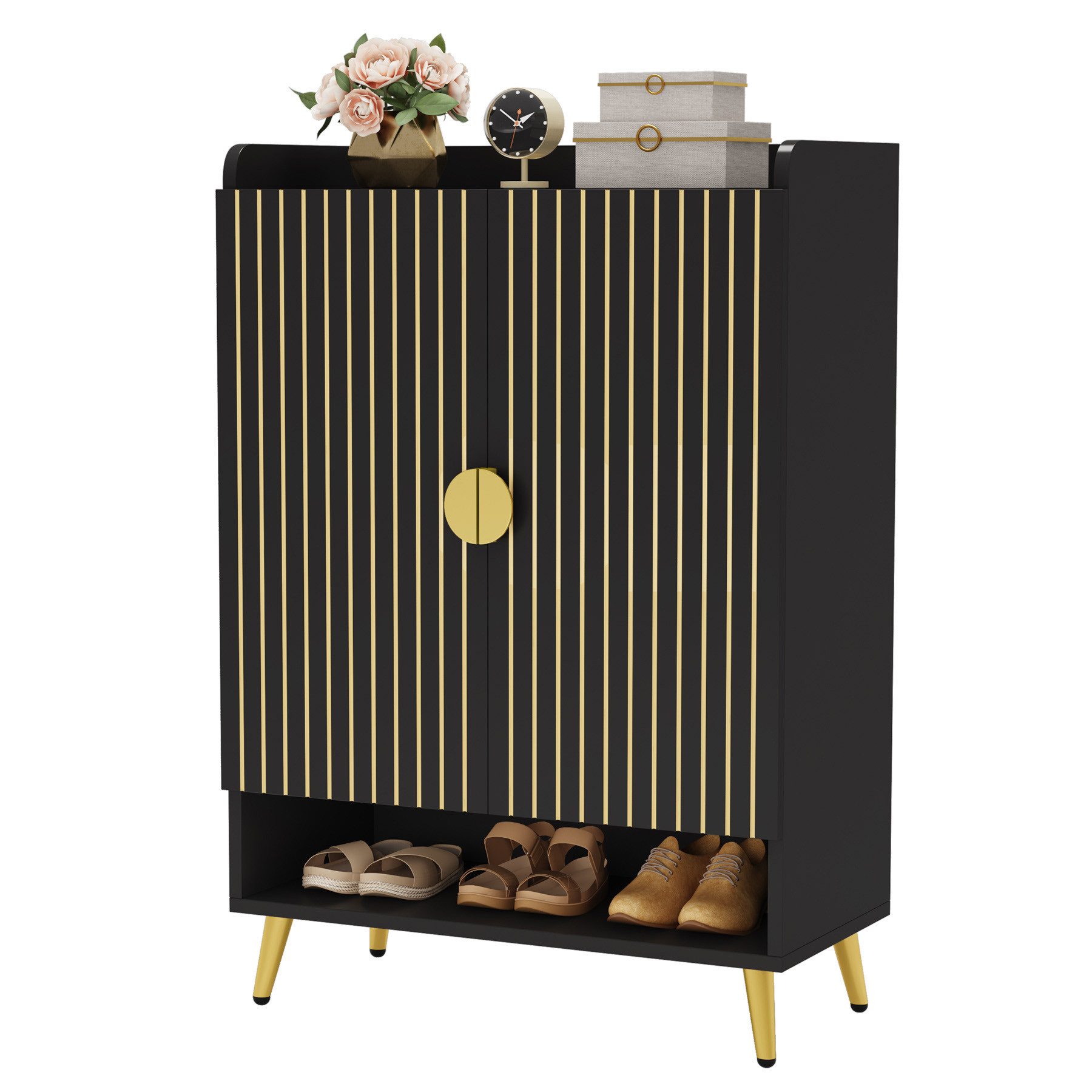 Tribesigns Schuhschrank 6-stufiger Schuhaufbewahrung Schrank mit verstellba günstig online kaufen