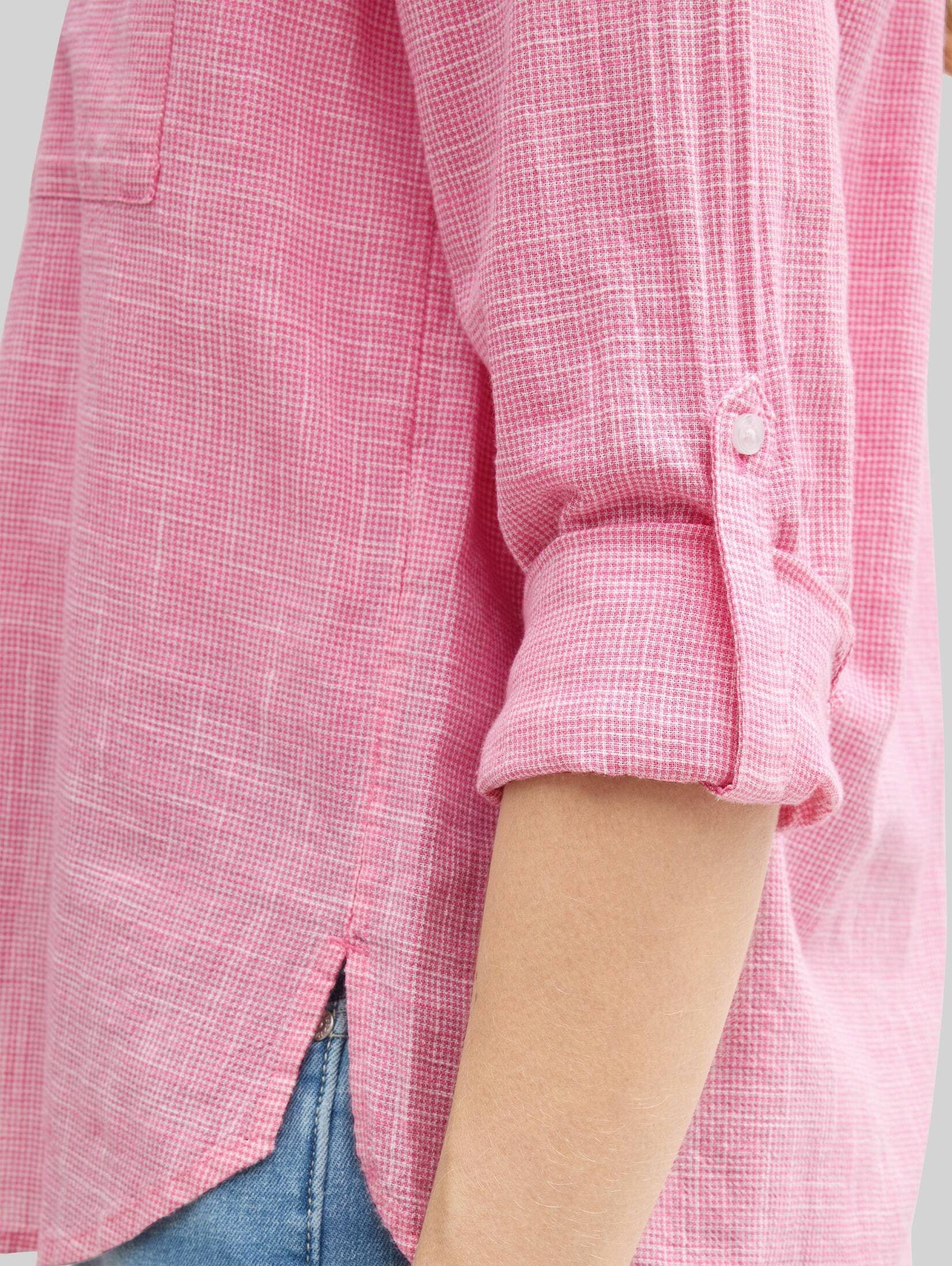 TOM TAILOR Langarmbluse Blusen & Shirts Bluse mit Brusttaschen