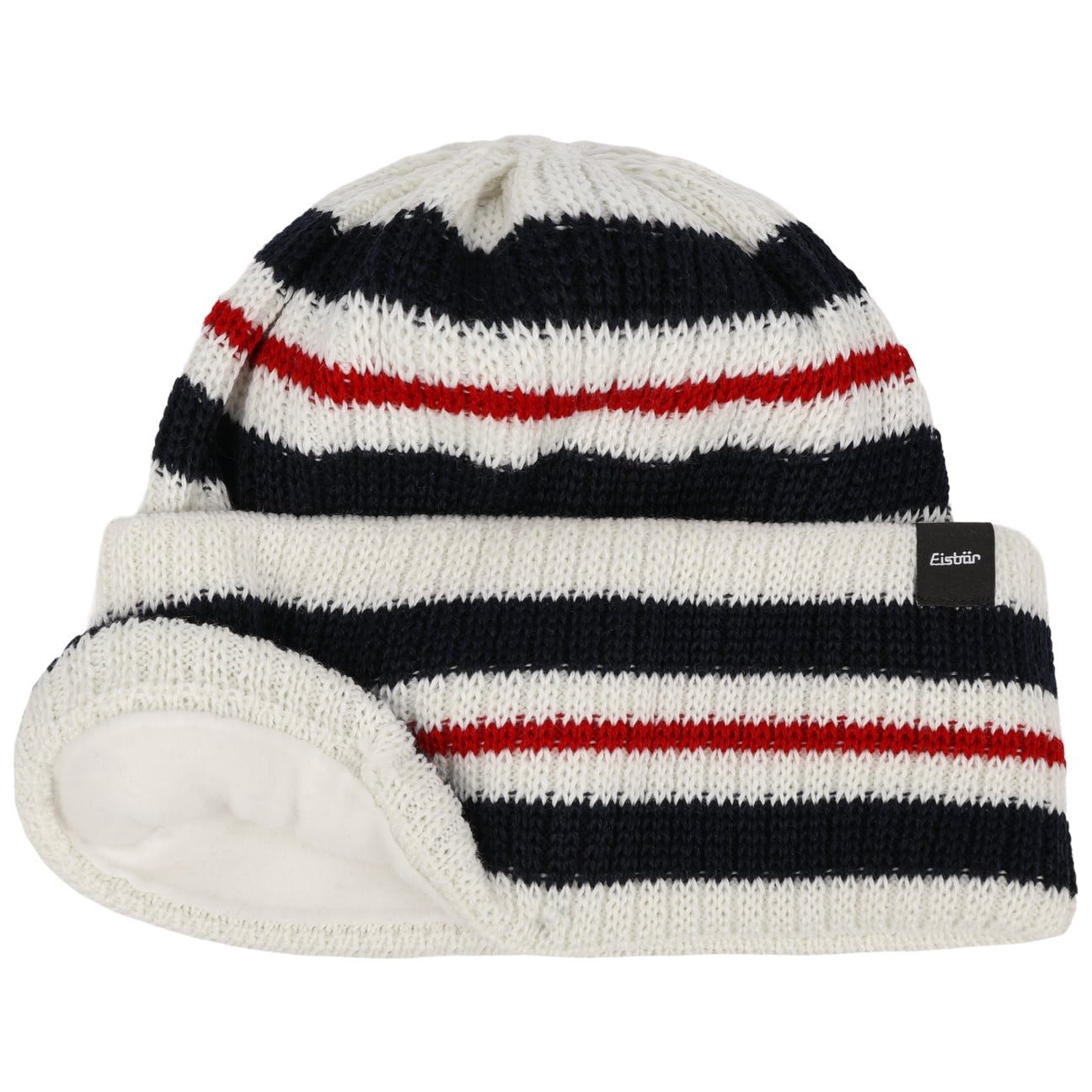 Eisbär Beanie (1-St) Strickmütze mit Umschlag, Made in the EU günstig online kaufen