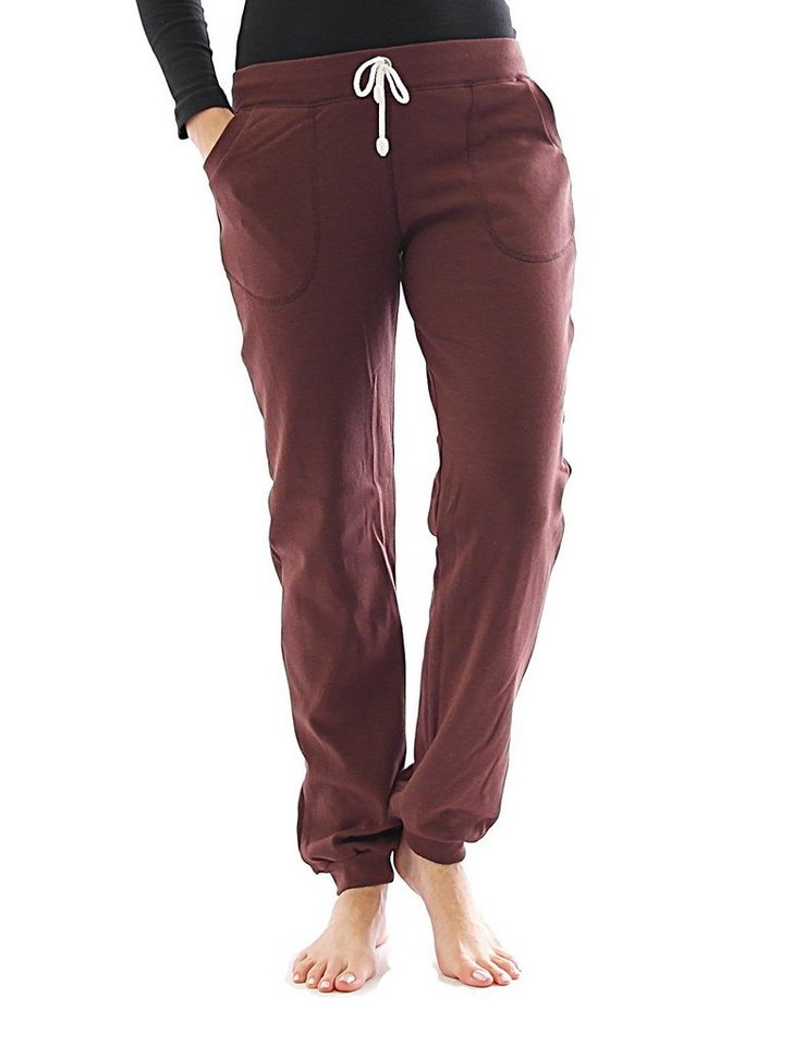 F&K-Mode Jogginghose Jogging Hose innen Fleece Thermo Taschen Sport Gummibund